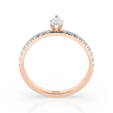 Inel solitaire Eternitate – 101-10181/4(0.10)MARQUISE – imaginea 8
