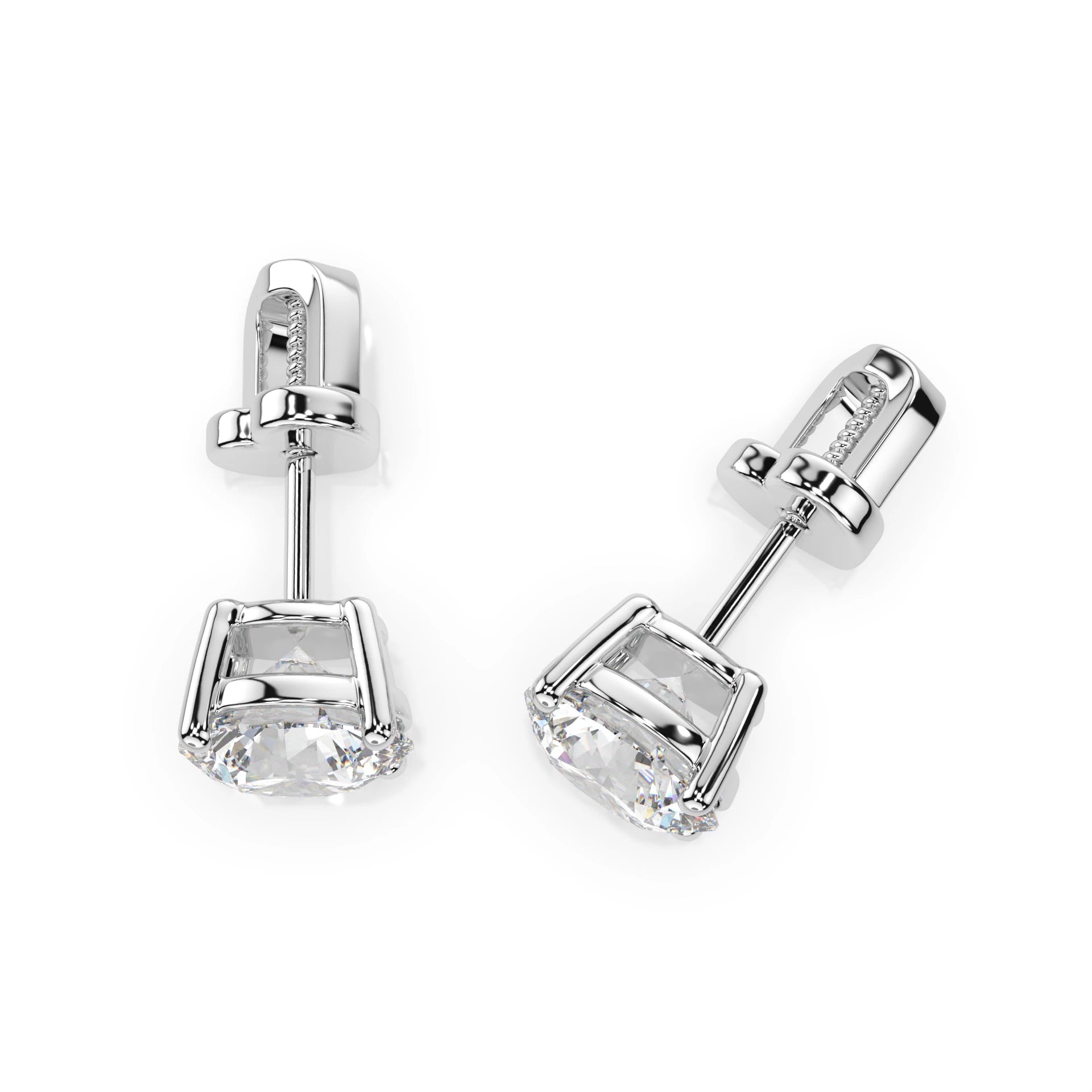Cercei solitaire Fluture – 102-10012/1(5.7) – imaginea 2