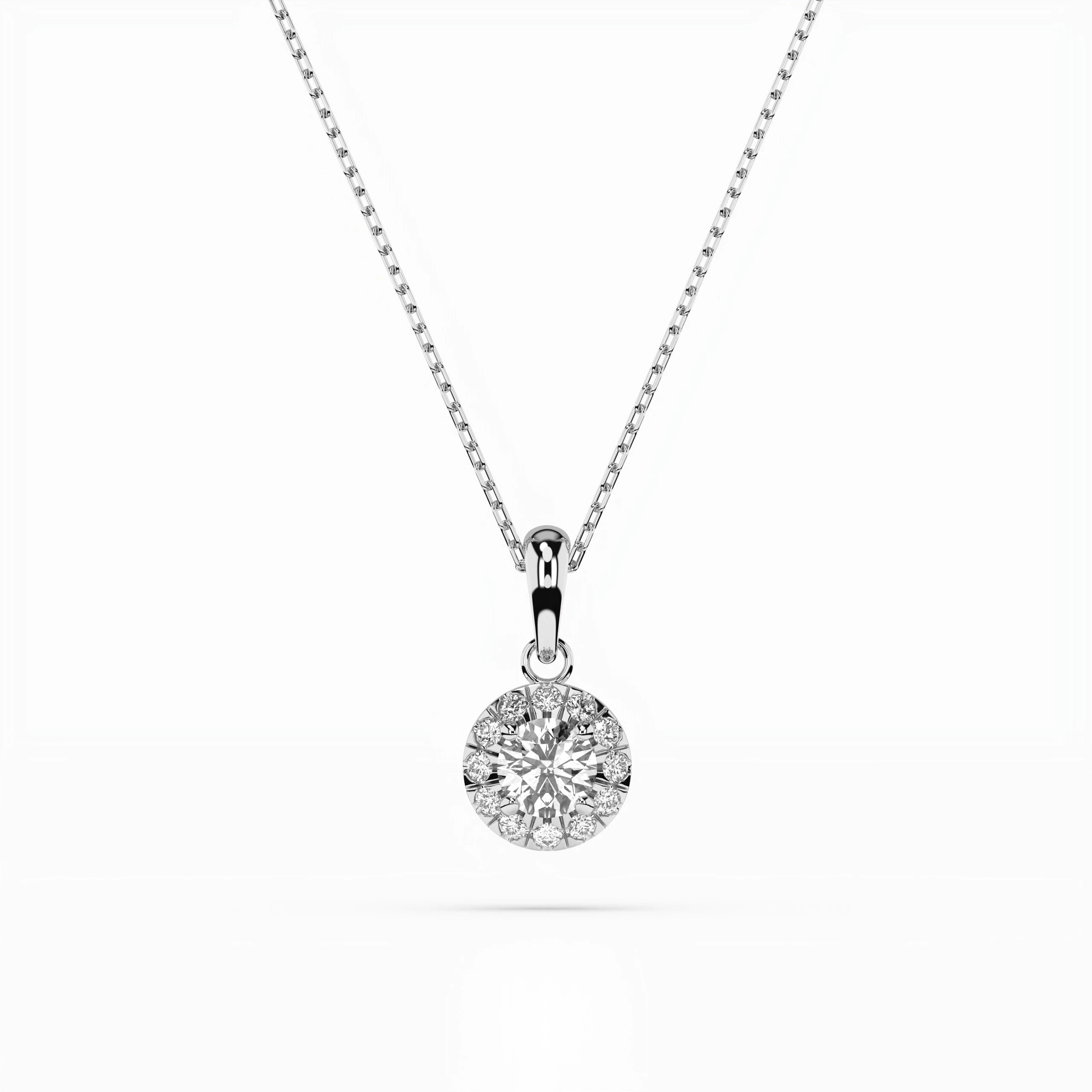 Colier solitaire Eternitate – 104-10053(3.7) – imaginea 1