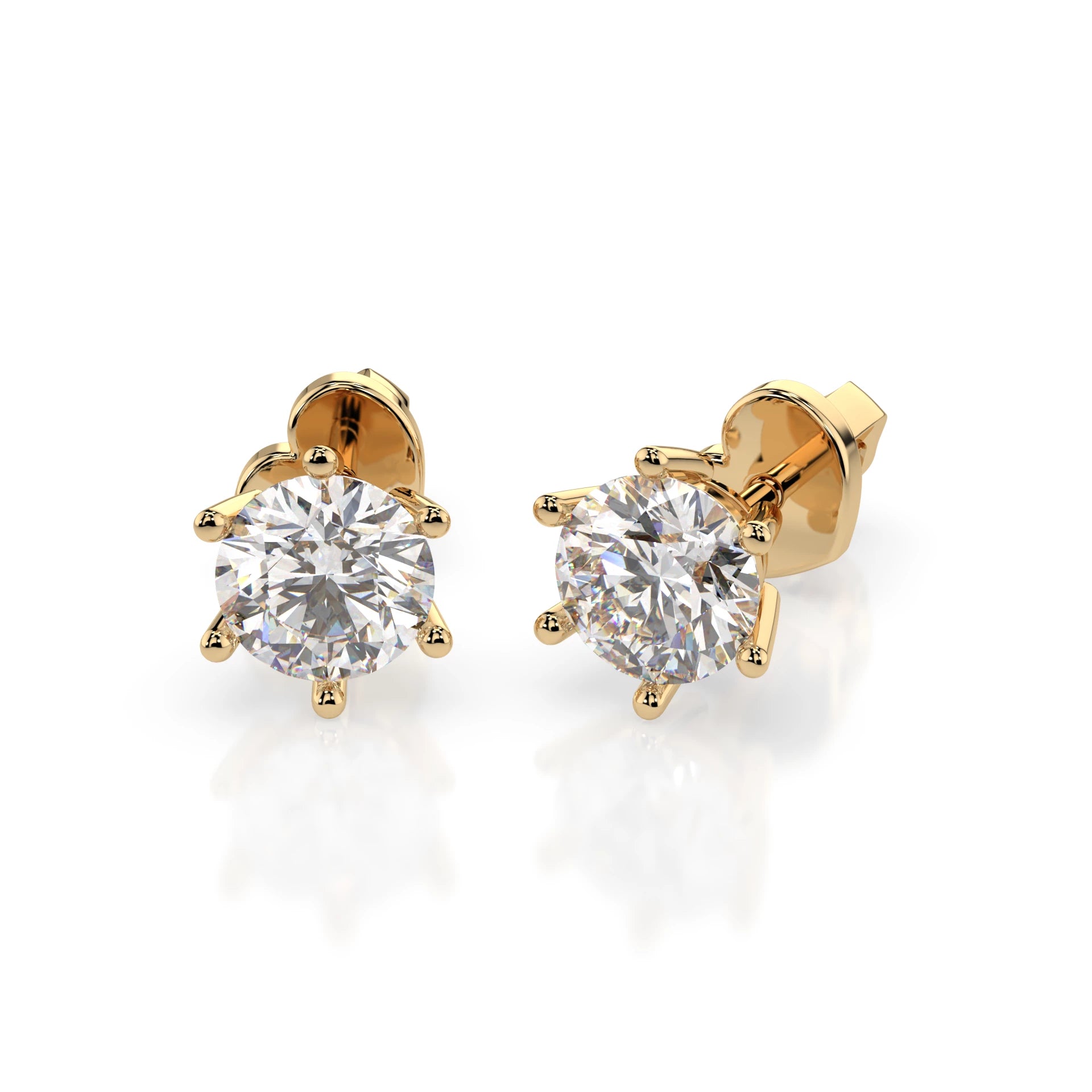 Cercei solitaire Fluture – 102-10151(5.1) – imaginea 4
