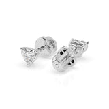 Cercei solitaire Fluture – 102-10190(0.30)HRT – imaginea 3