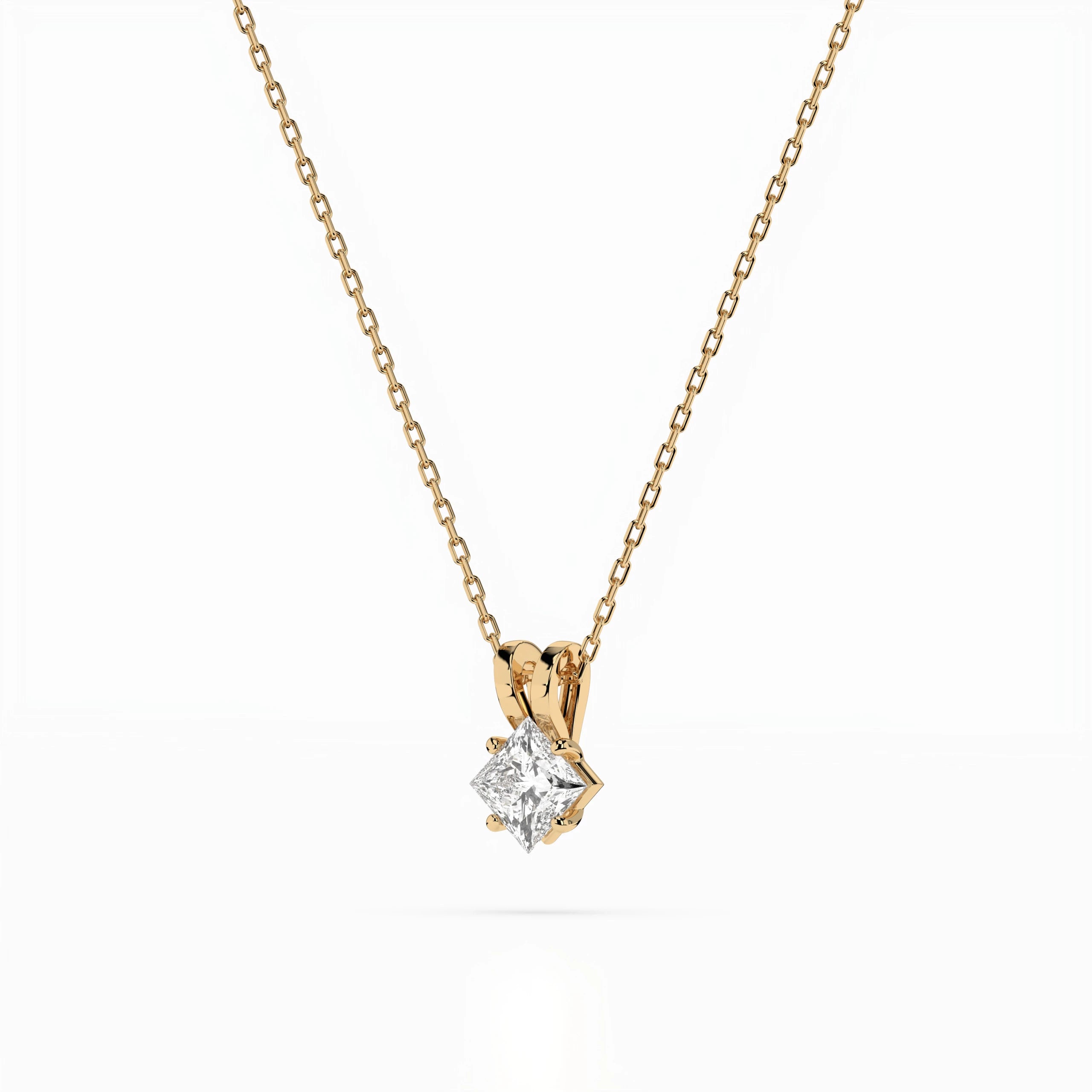Colier solitaire – 104-10070(0.30)PR – imaginea 5