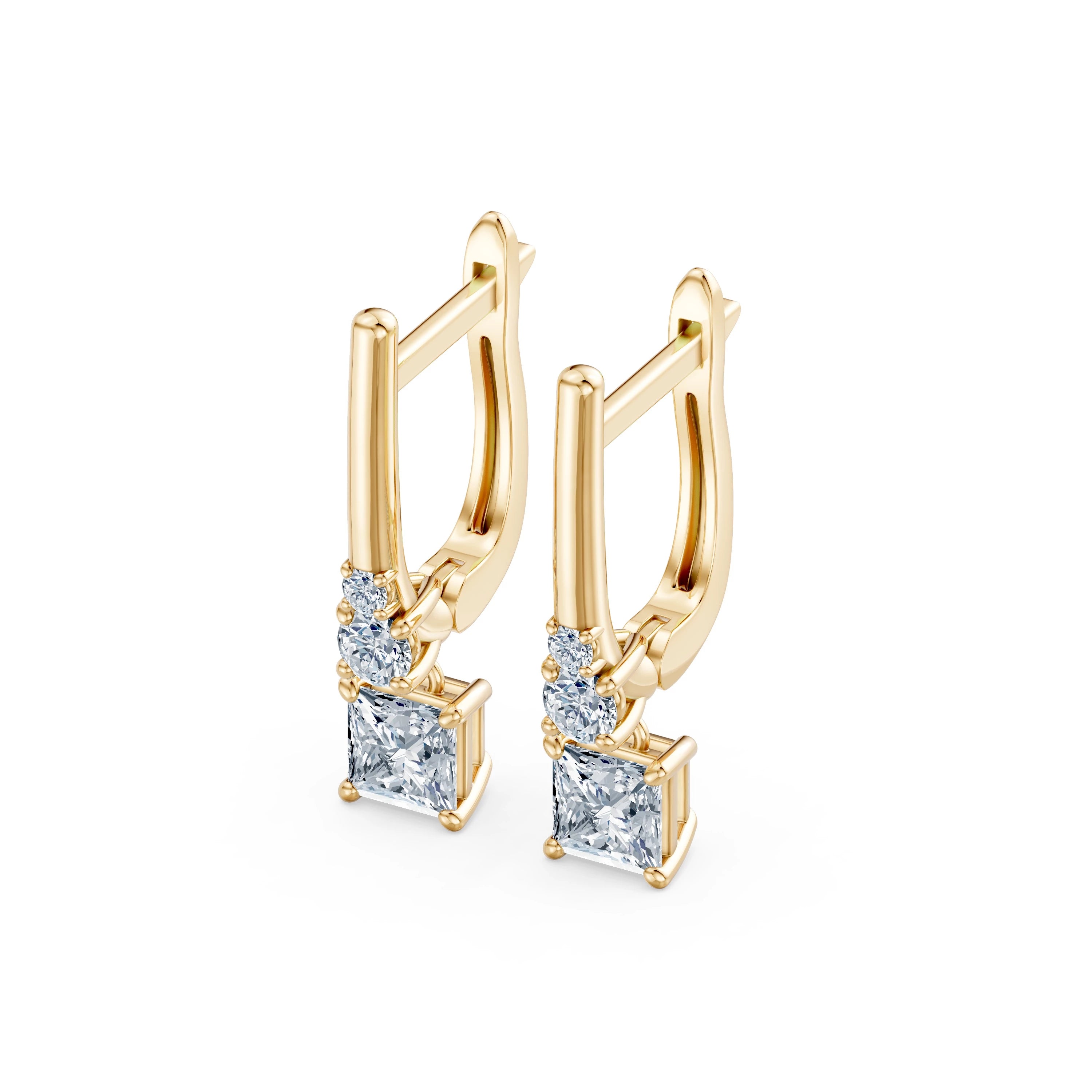 Cercei solitaire Eternitate – 102-10143(0.40)PR – imaginea 6