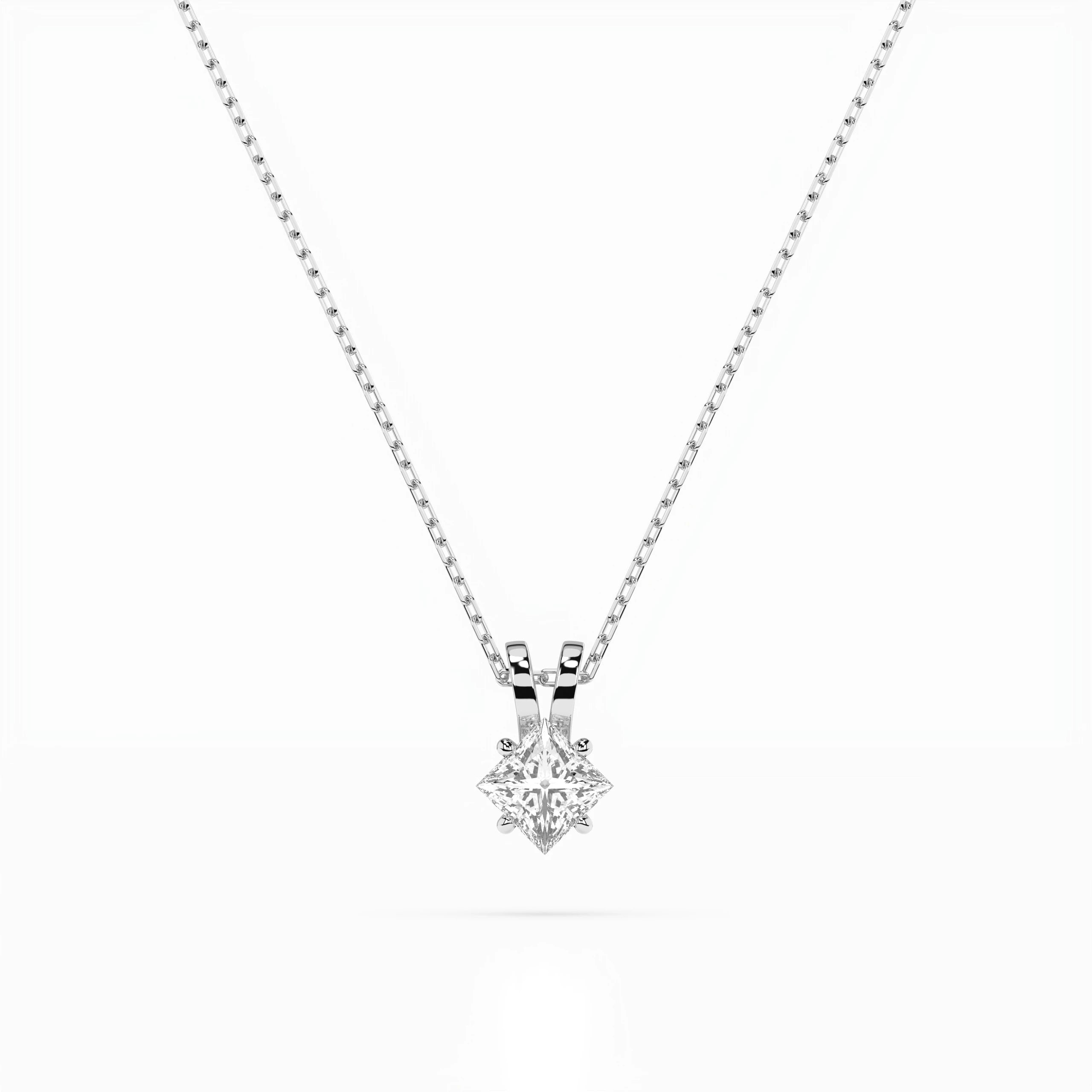 Colier solitaire – 104-10070(0.30)PR – imaginea 1