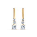 Cercei solitaire Eternitate – 102-10143(0.30)PR – imaginea 4
