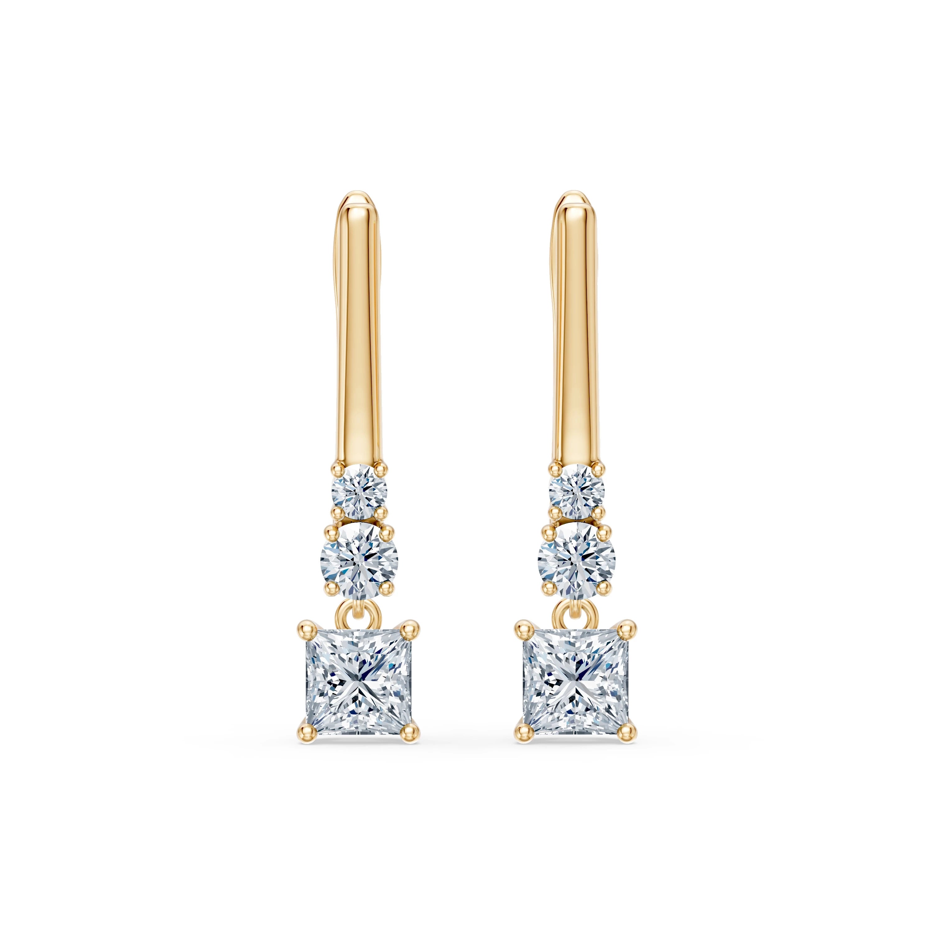 Cercei solitaire Eternitate – 102-10143(0.30)PR – imaginea 4