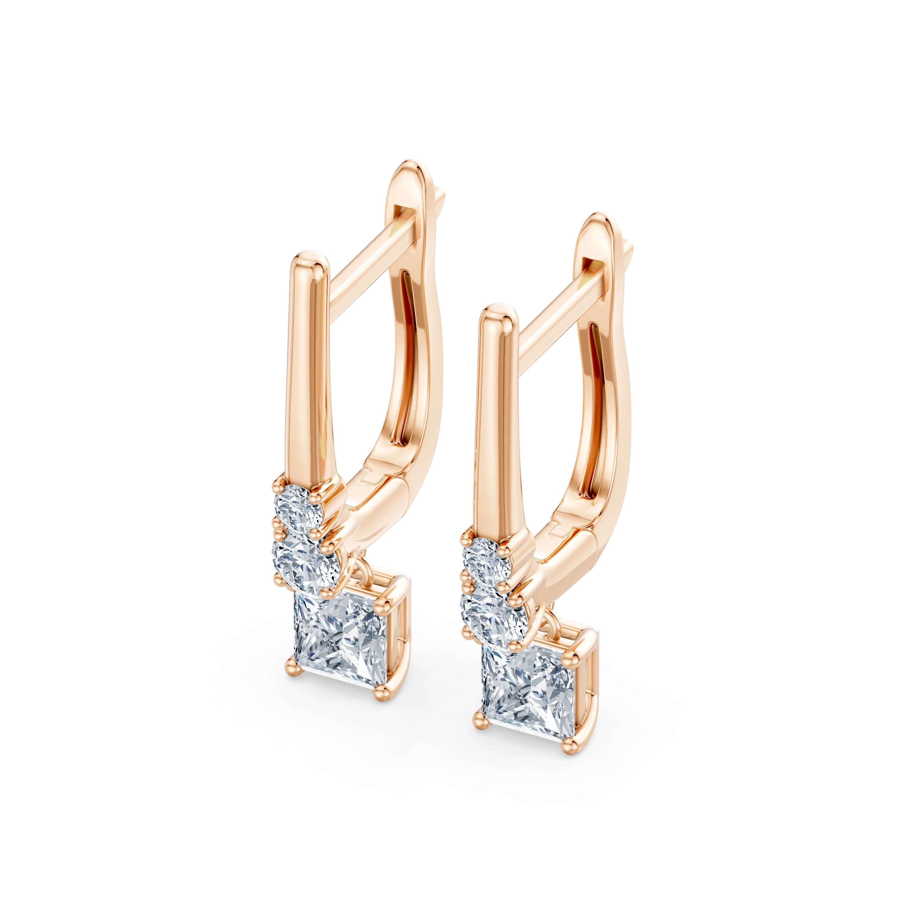 Cercei solitaire Eternitate – 102-10143(0.30)PR – imaginea 9