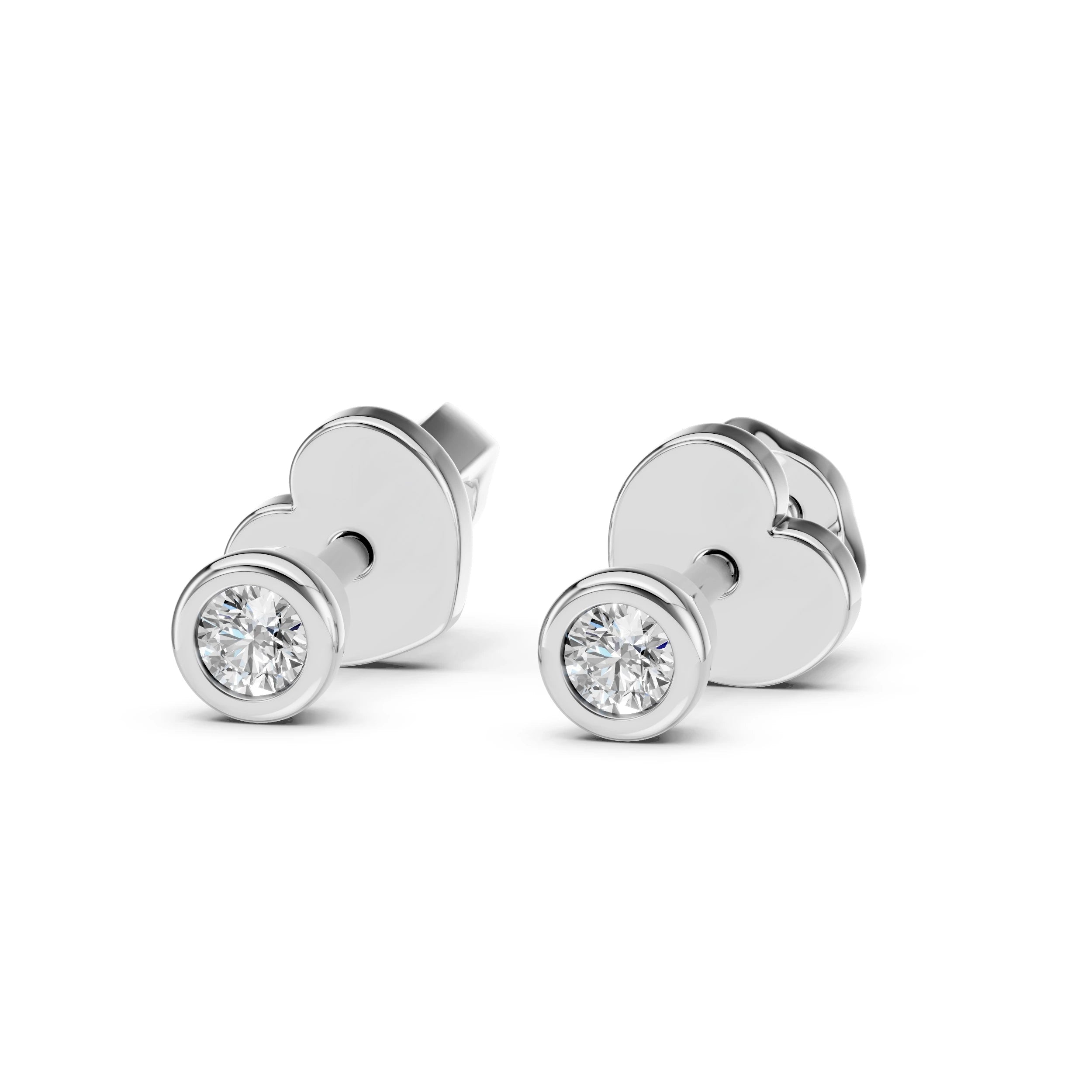 Cercei solitaire Fluture – 102-10010(2.3) – imaginea 2