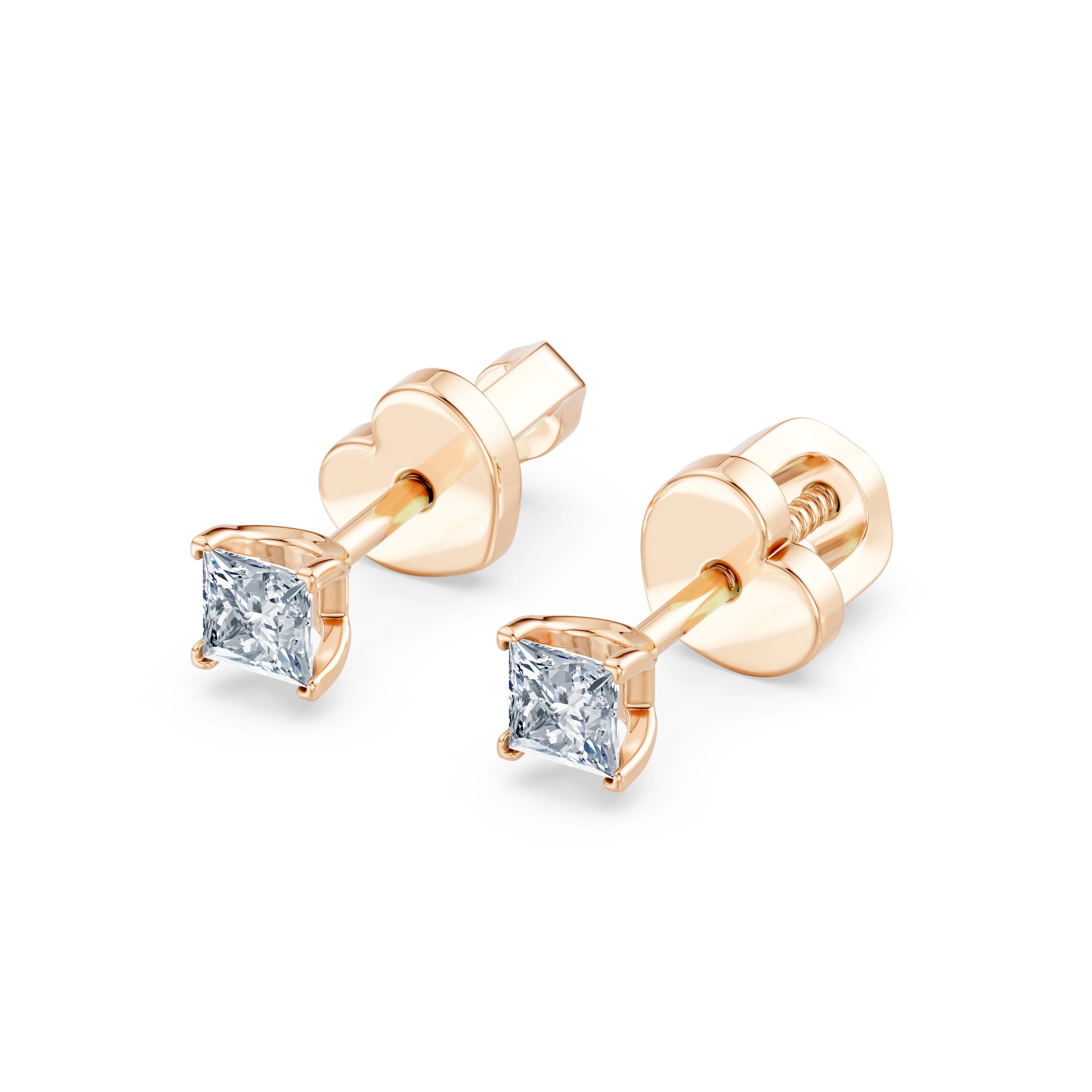 Cercei solitaire Fluture – 102-10117(3.0)PR – imaginea 9