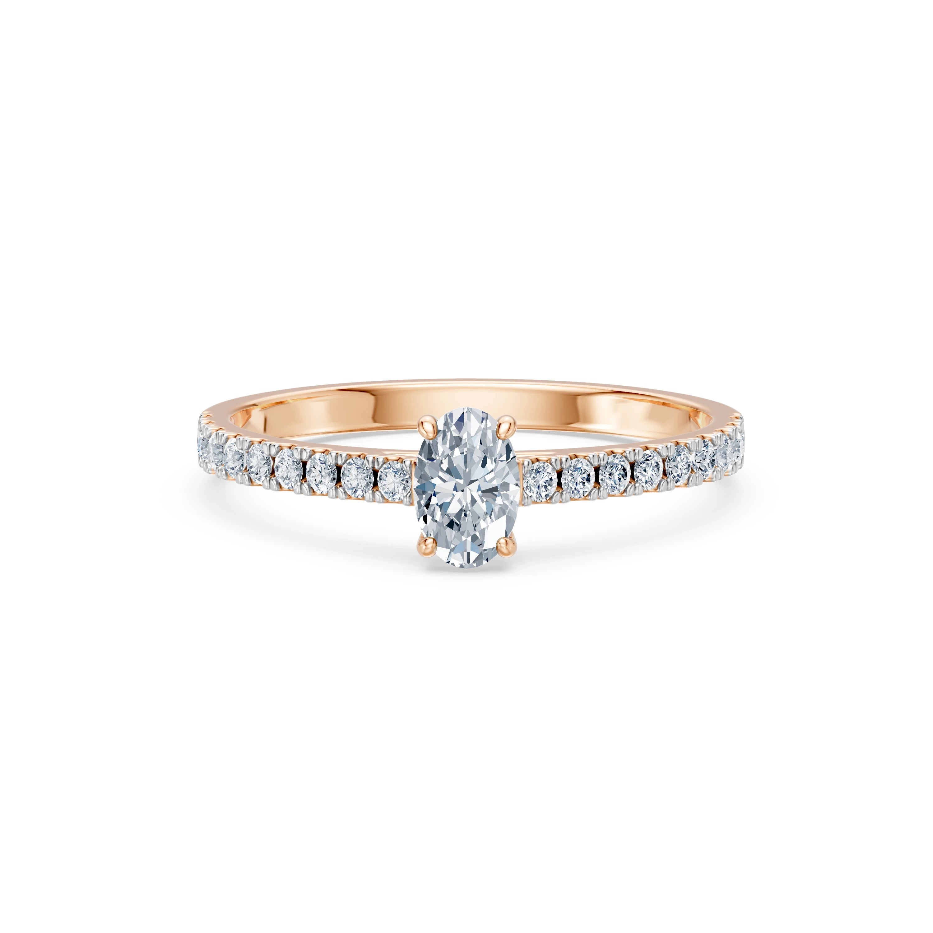 Inel solitaire Eternitate – 101-10191(0.30)OV – imaginea 9