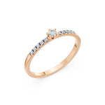 Inel solitaire Eternitate – 101-10126/4(2.6) – imaginea 7