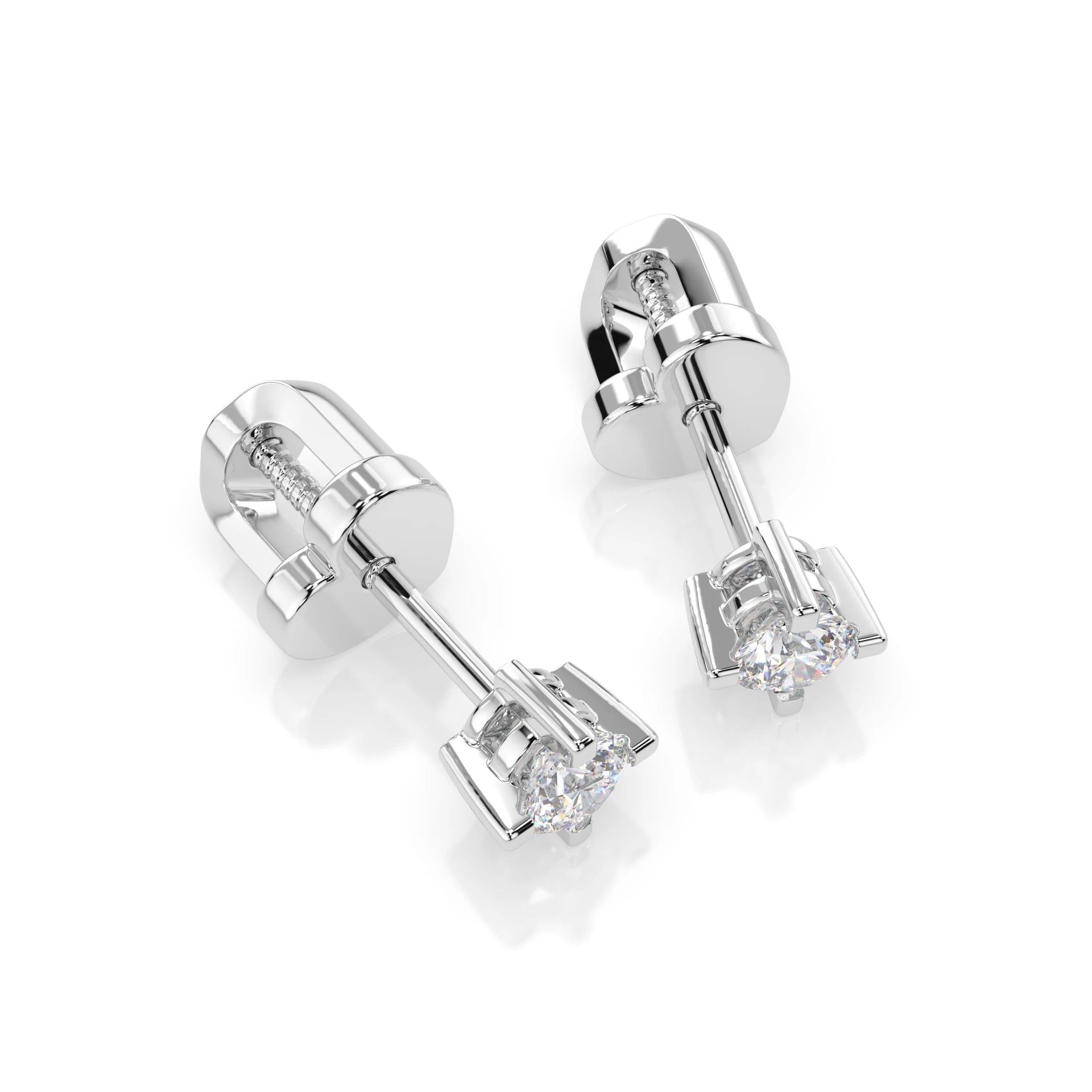 Cercei solitaire Fluture – 102-10025(3.0) – imaginea 3