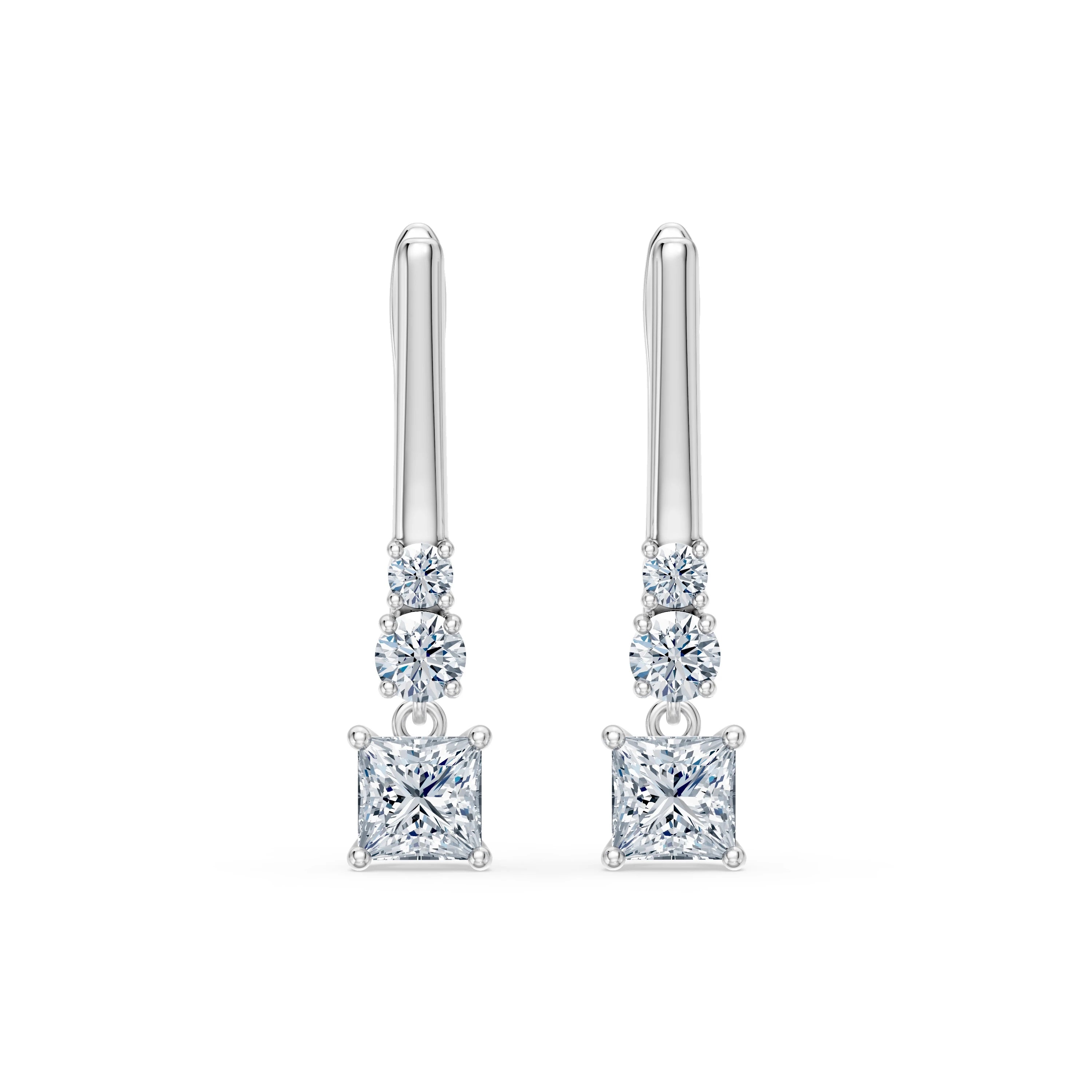 Cercei solitaire Eternitate – 102-10143(0.30)PR – imaginea 1