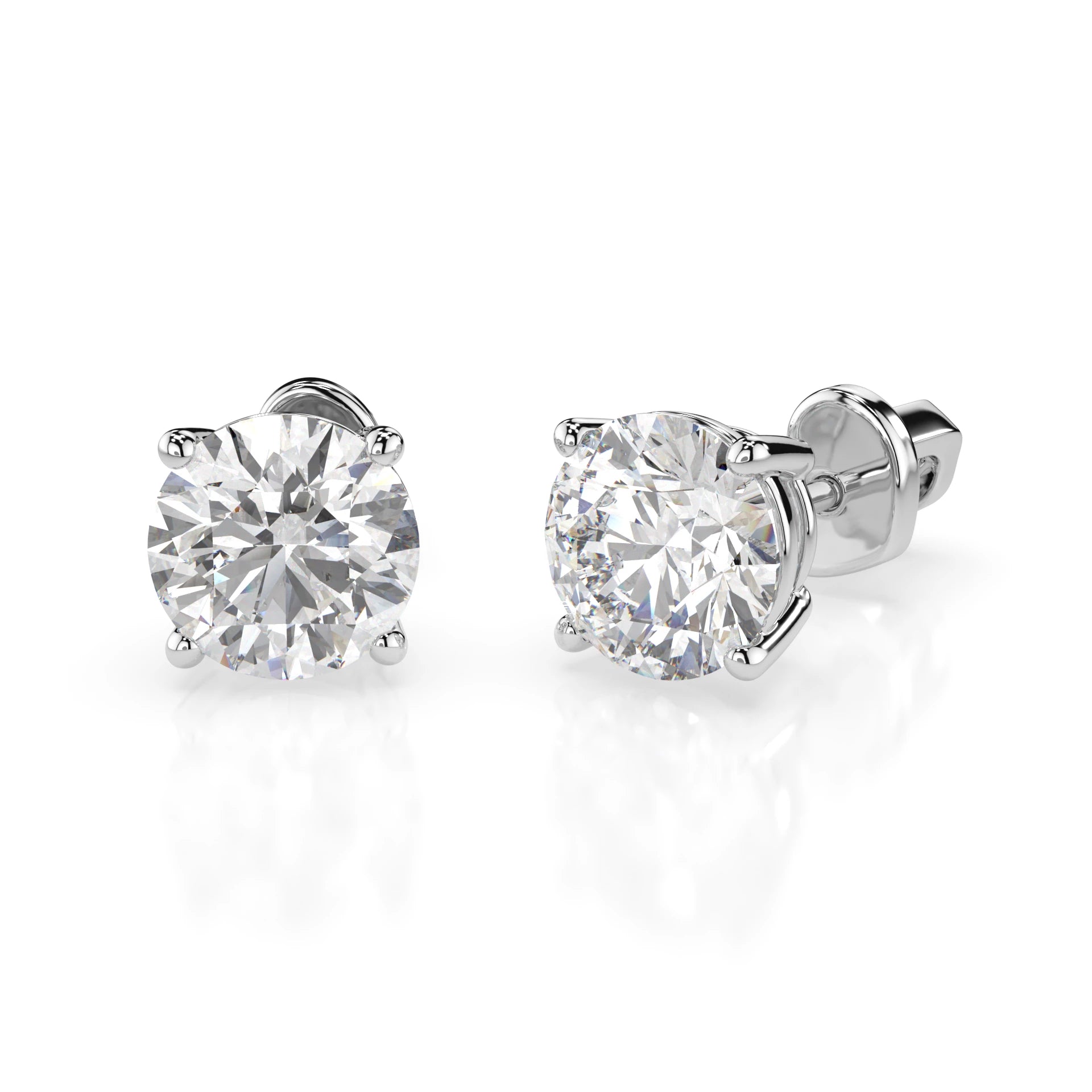 Cercei solitaire Fluture – 102-10012/1(5.7) – imaginea 1