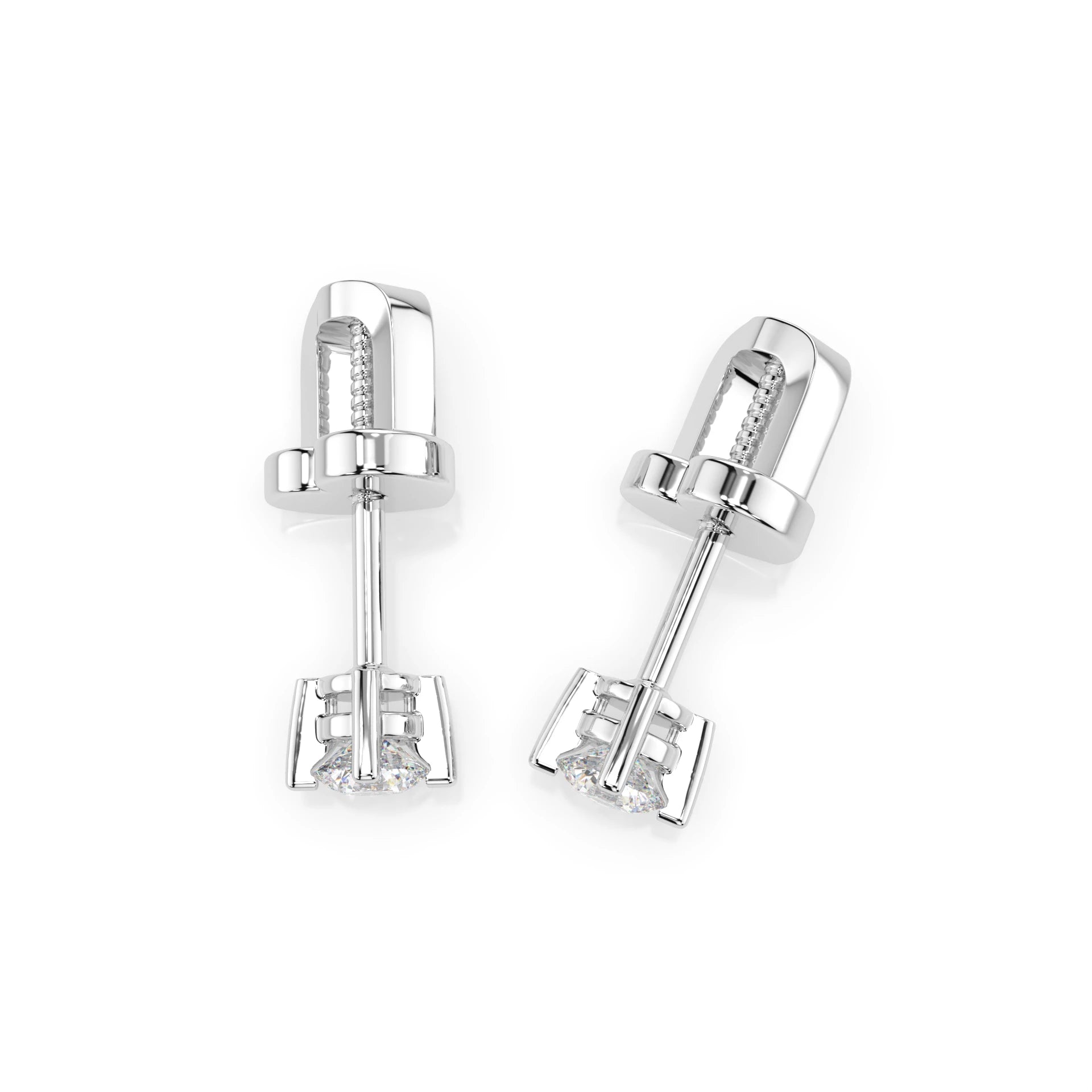 Cercei solitaire Fluture – 102-10025(2.5) – imaginea 2