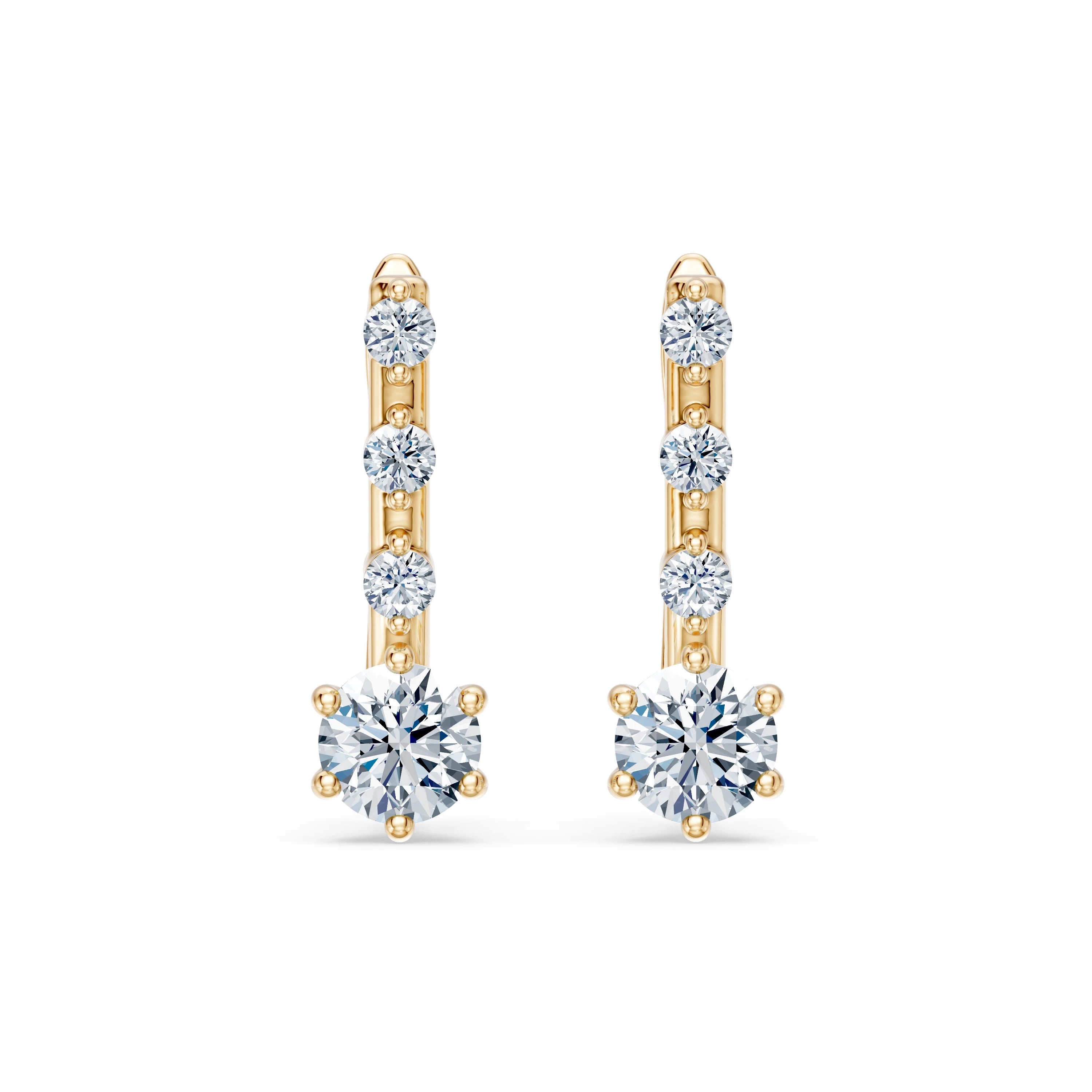 Cercei solitaire Eternitate – 102-10144(4.2) – imaginea 4