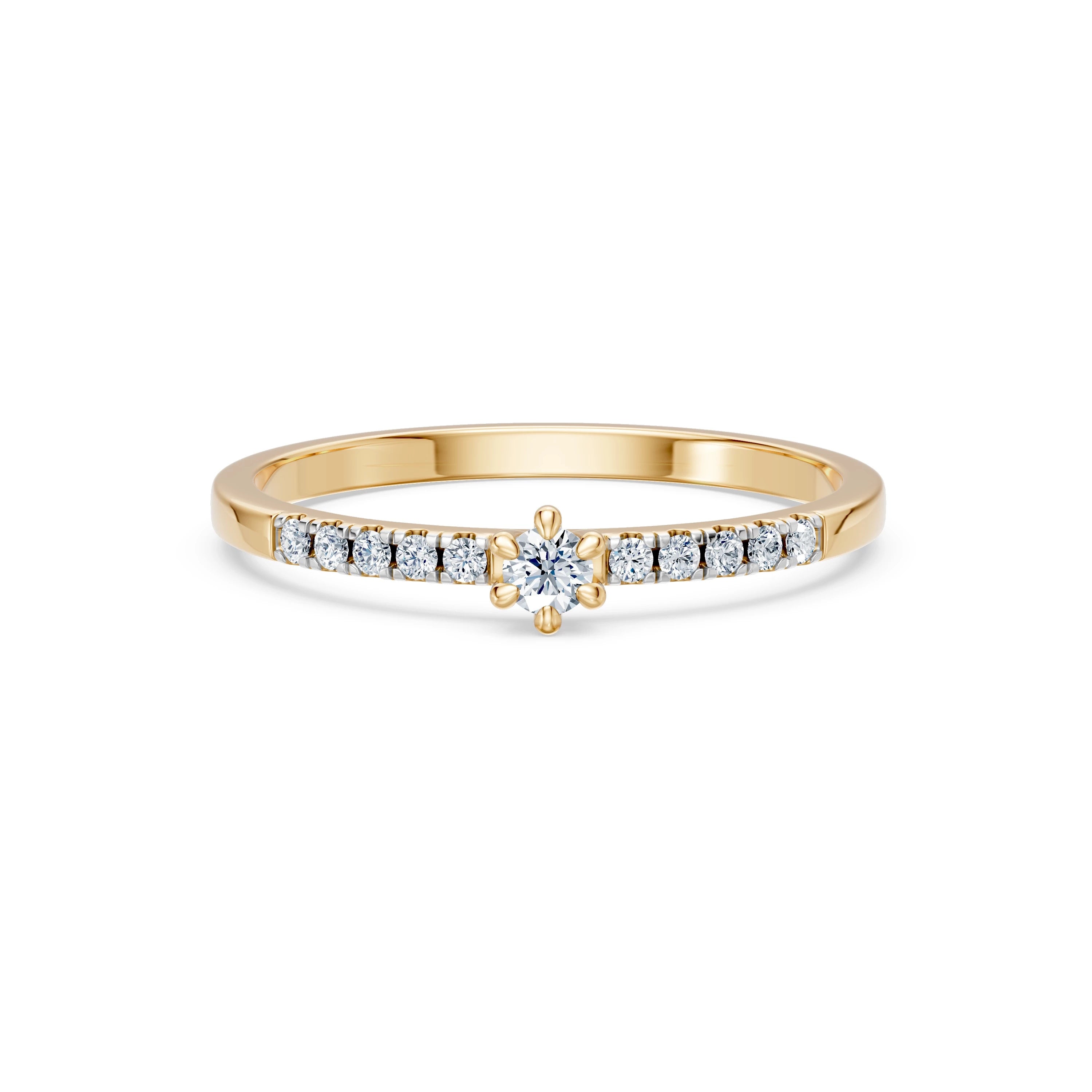Inel solitaire Eternitate – 101-10126/4(2.6) – imaginea 6