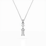 Colier solitaire – 104-10071/2(0.30)BAQ – imaginea 1