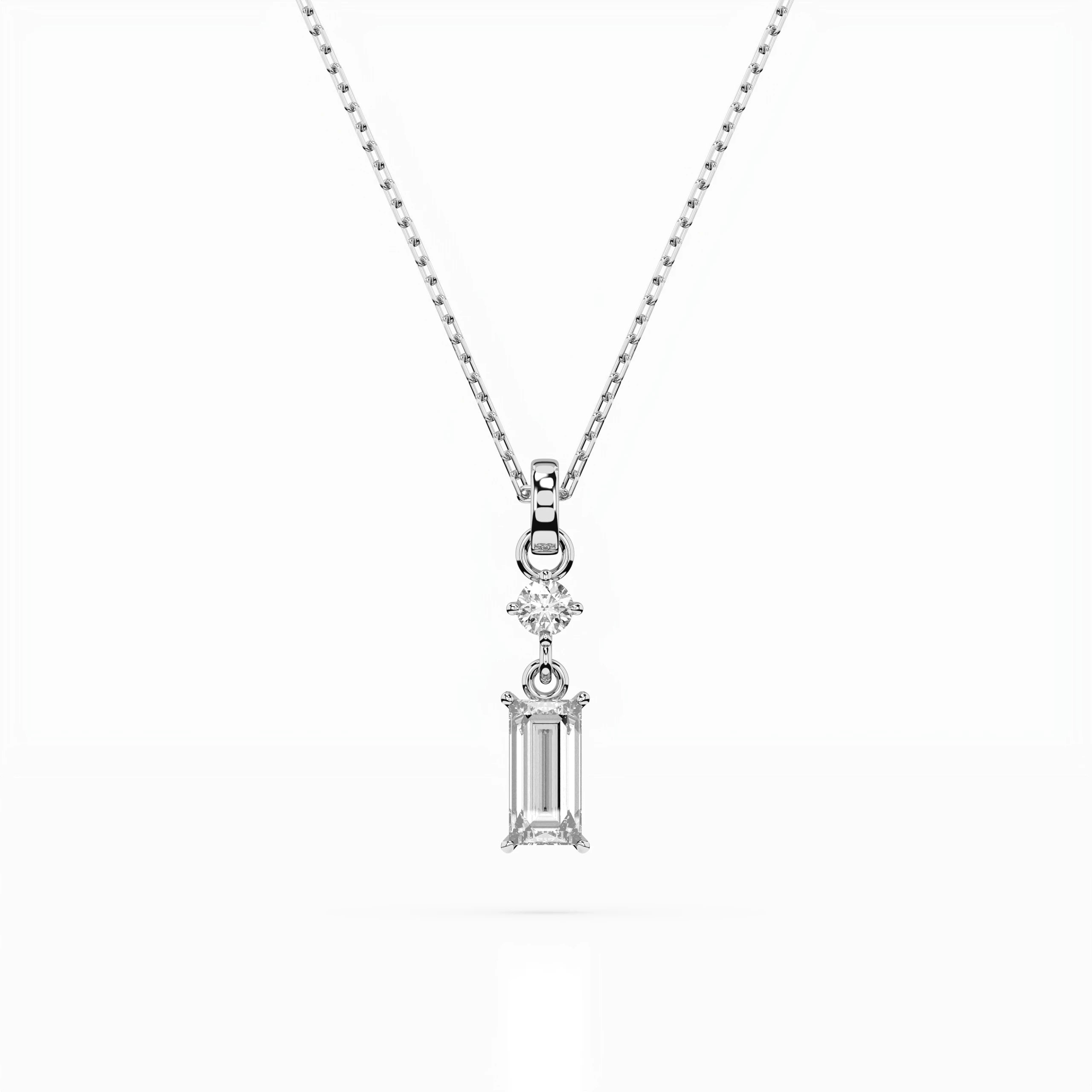 Colier solitaire – 104-10071/2(0.30)BAQ – imaginea 1