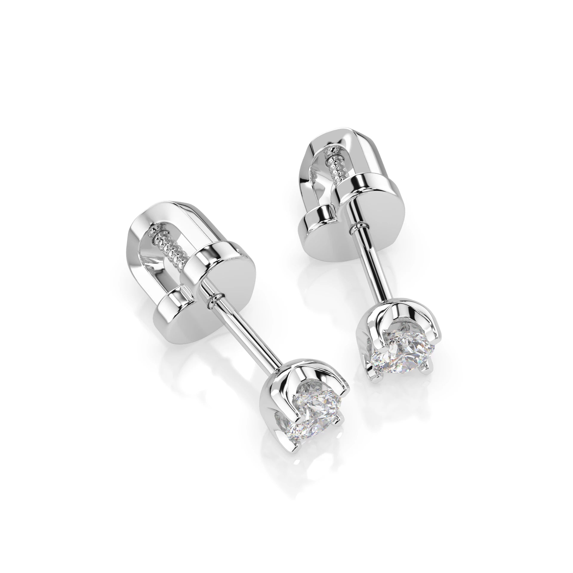Cercei solitaire Fluture – 102-10020(3.0) – imaginea 3