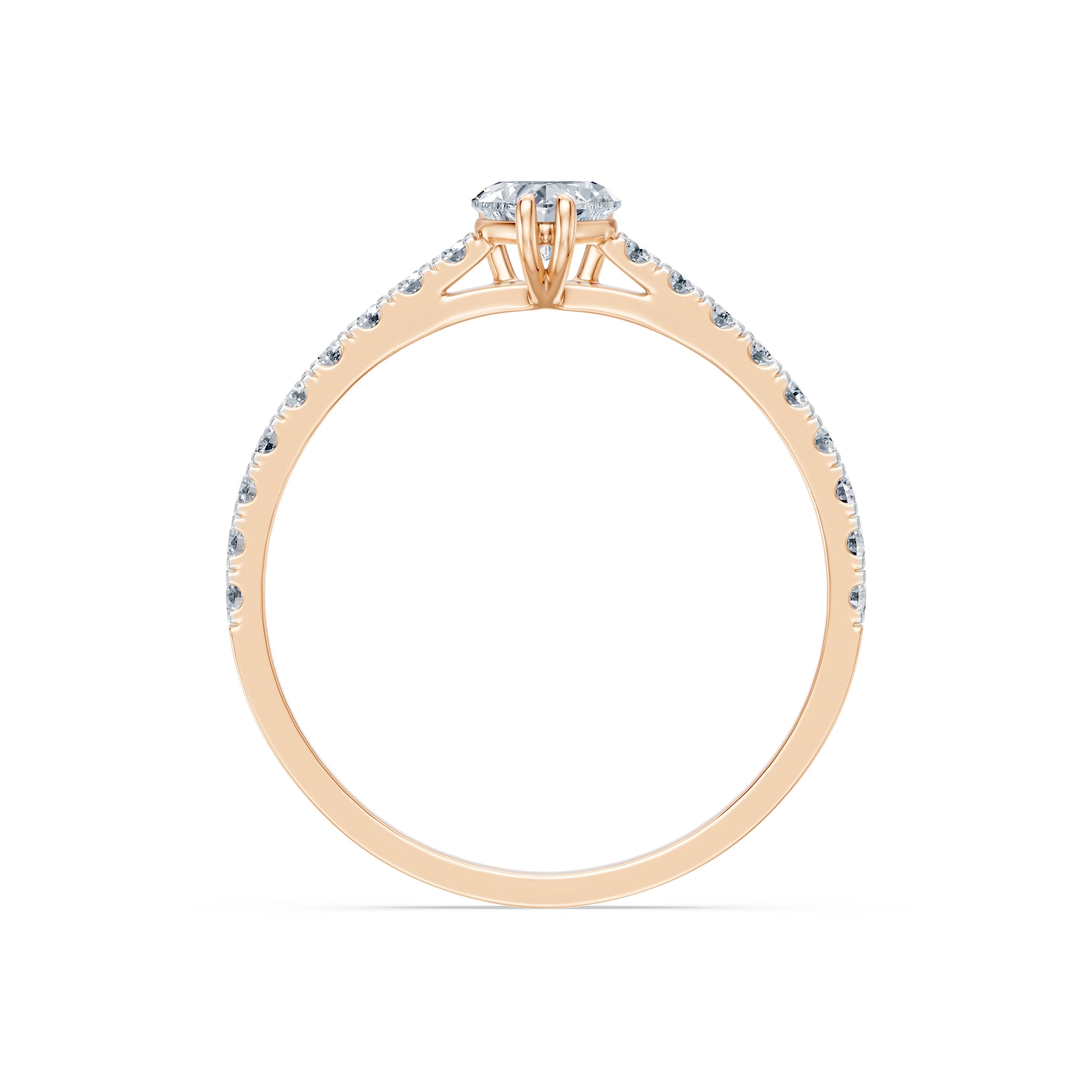 Inel solitaire Eternitate – 101-10191(0.30)HRT – imaginea 8