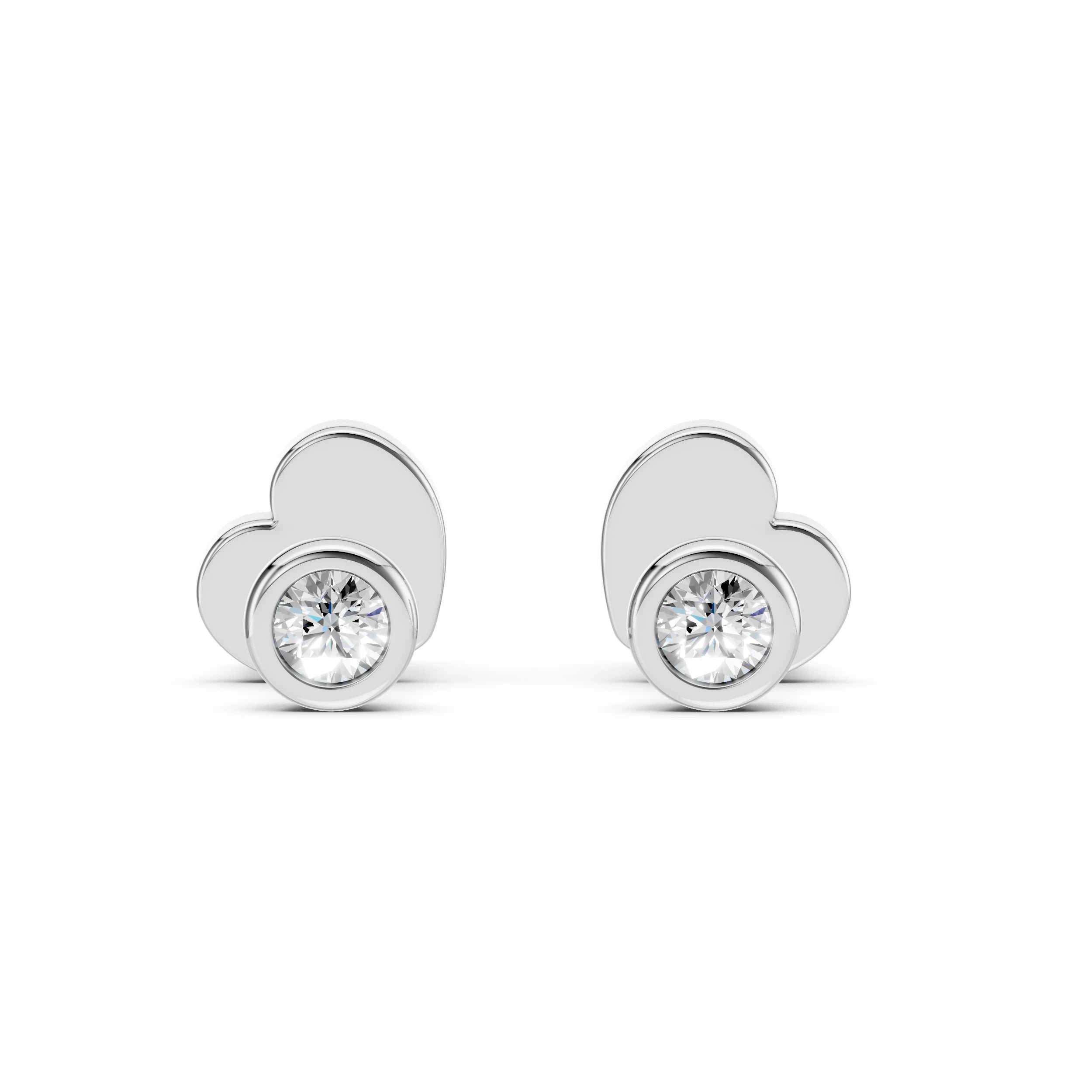 Cercei solitaire Fluture – 102-10010(2.3) – imaginea 1