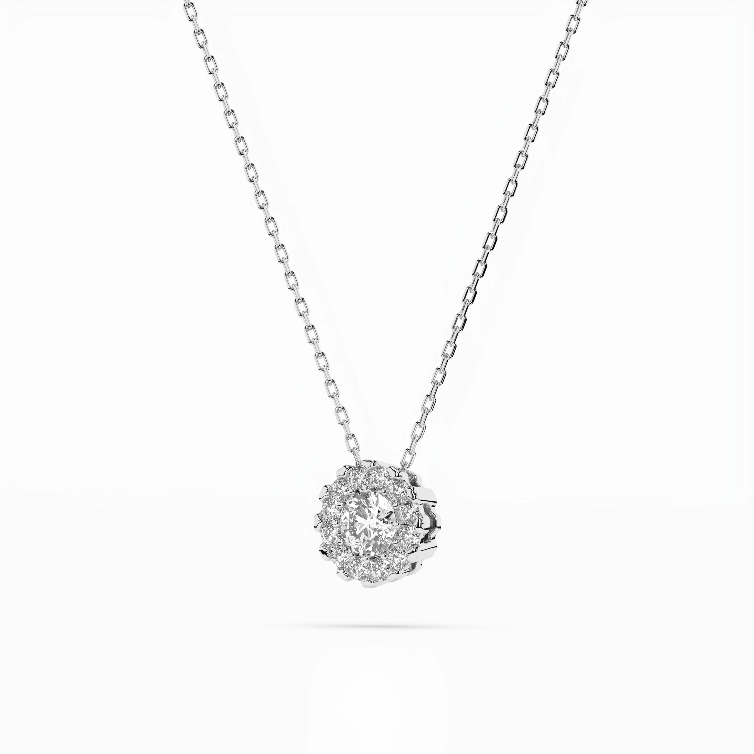 Colier solitaire Eternitate – 104-10044(3.0) – imaginea 2