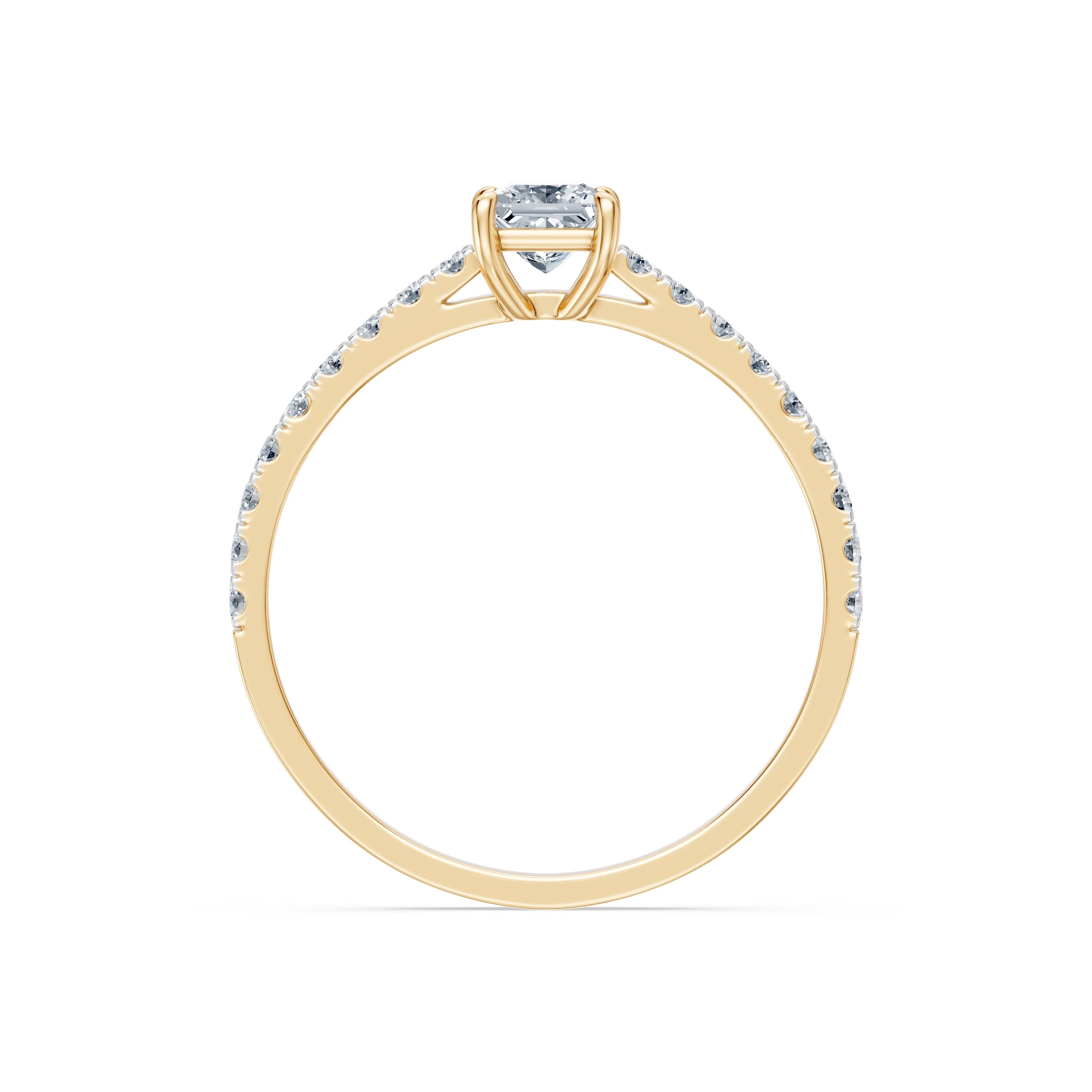 Inel solitaire Eternitate – 101-10191(0.30)PR – imaginea 5