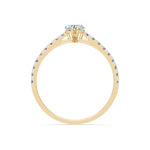 Inel solitaire Eternitate – 101-10191(0.30)HRT – imaginea 5