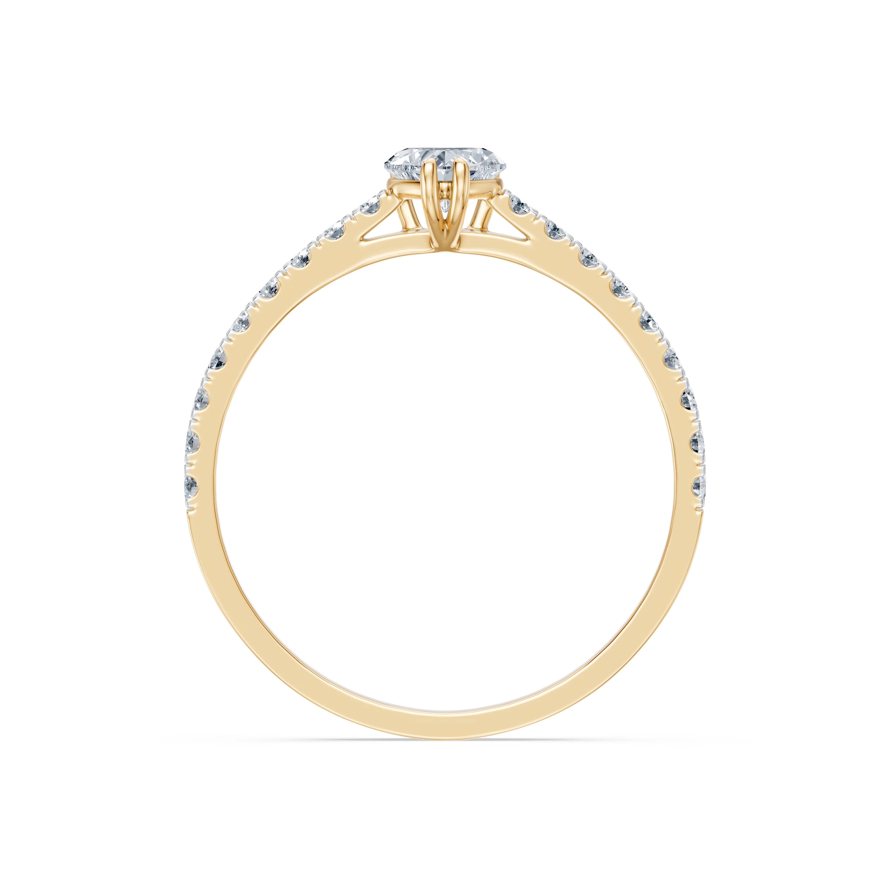 Inel solitaire Eternitate – 101-10191(0.30)HRT – imaginea 5