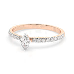 Inel solitaire Eternitate – 101-10181/4(0.10)MARQUISE – imaginea 9