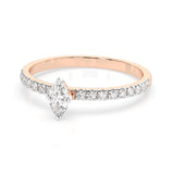 Inel solitaire Eternitate – 101-10181/4(0.10)MARQUISE – imaginea 9