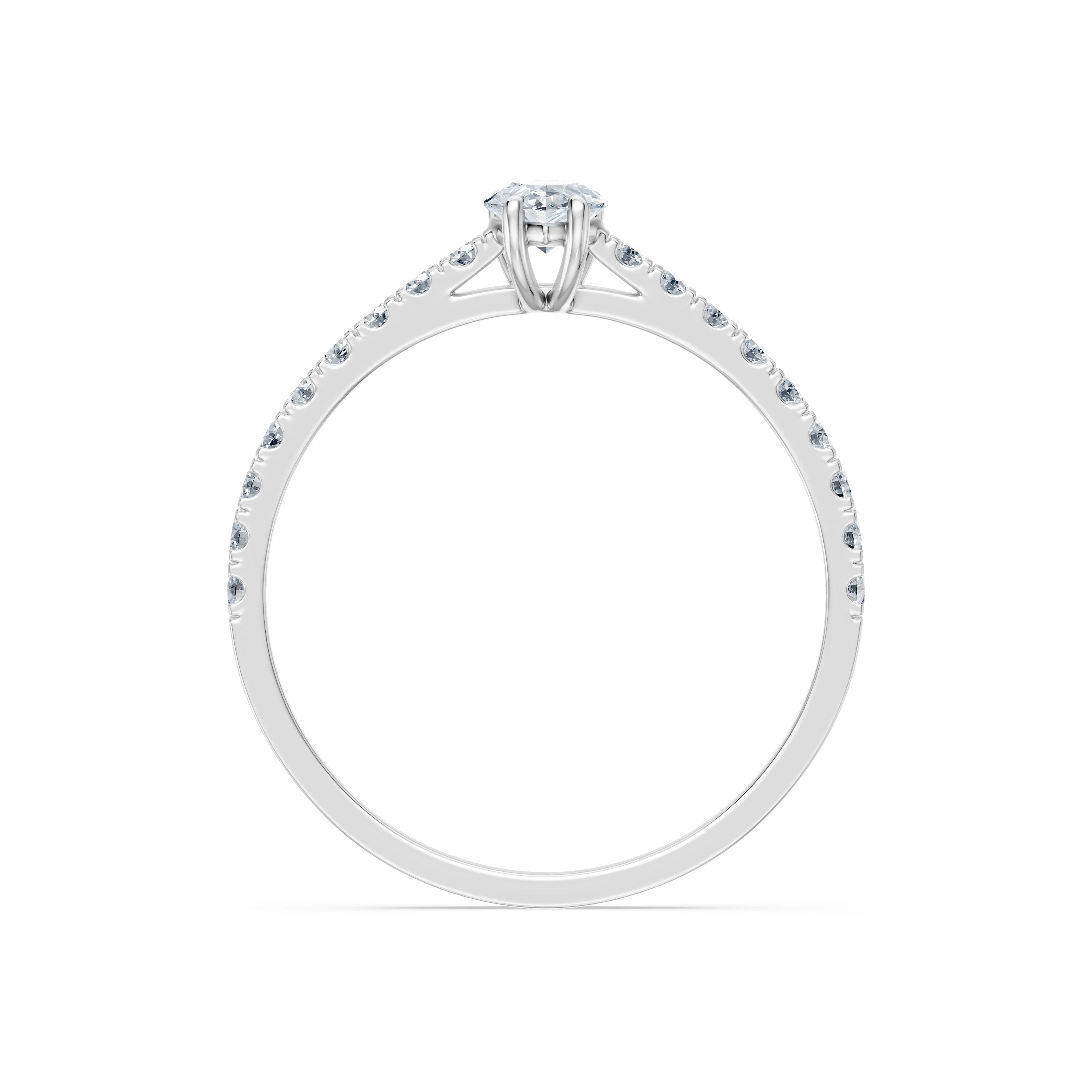Inel solitaire Eternitate – 101-10191(0.30)PAR – imaginea 2