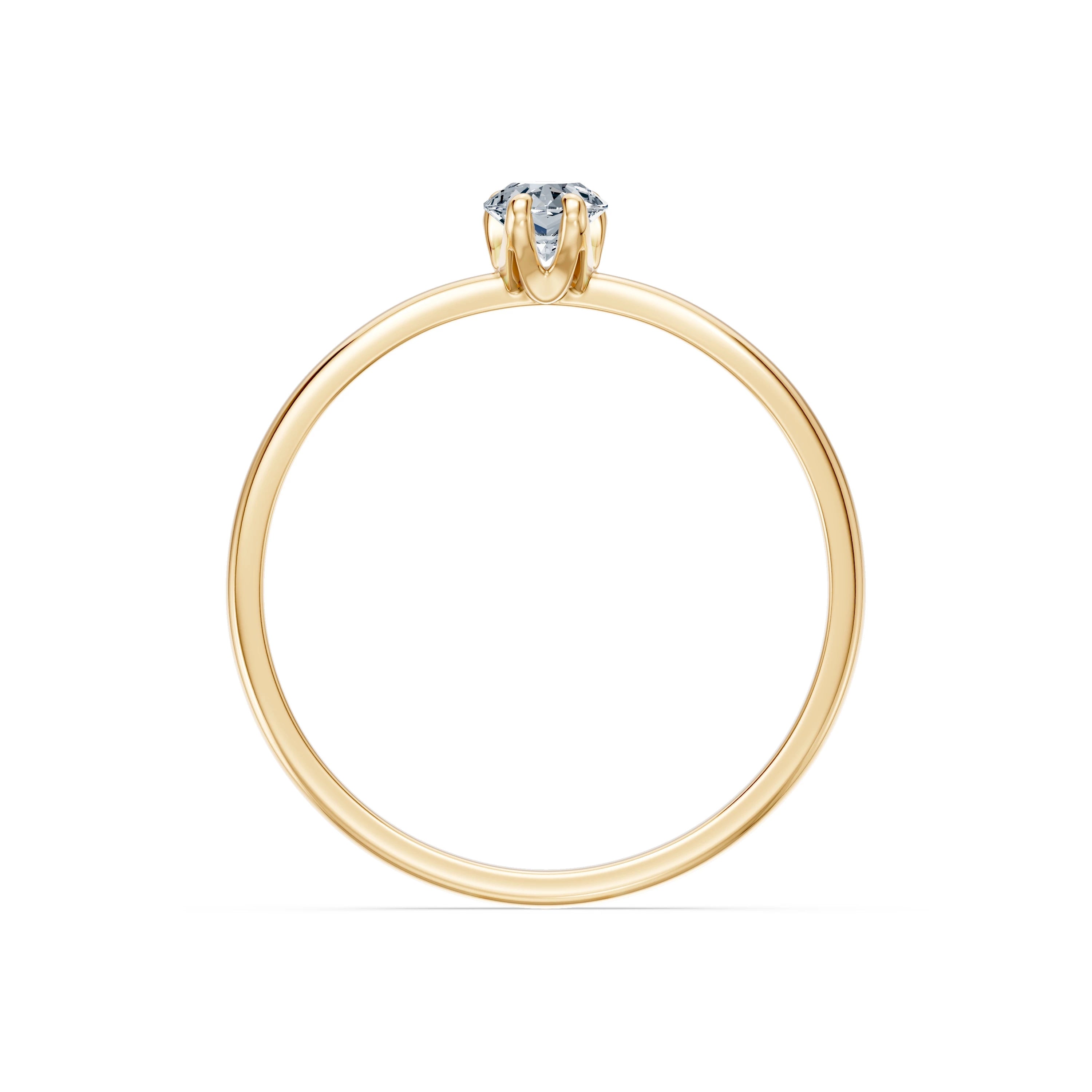 Inel solitaire – 101-10194(0.30)PAR – imaginea 5