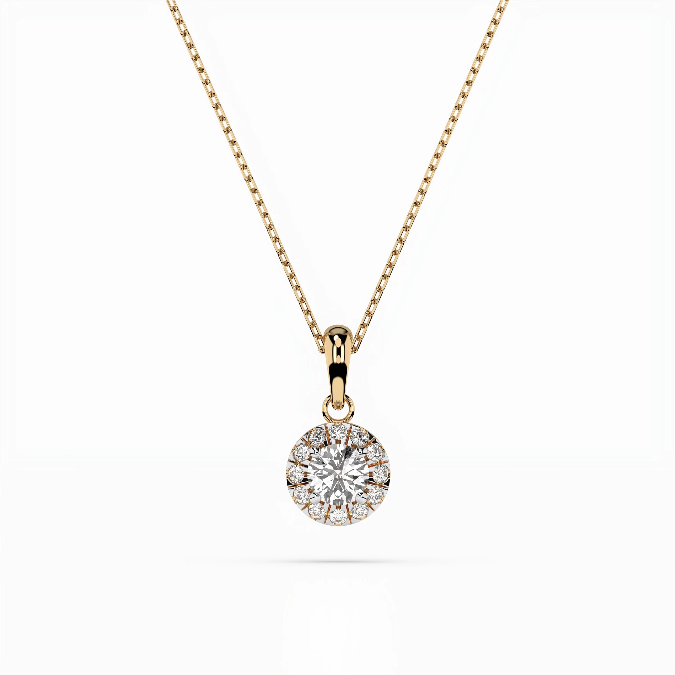 Colier solitaire Eternitate – 104-10053(3.7) – imaginea 4