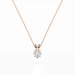 Colier solitaire – 104-10070(0.30)PR – imaginea 7