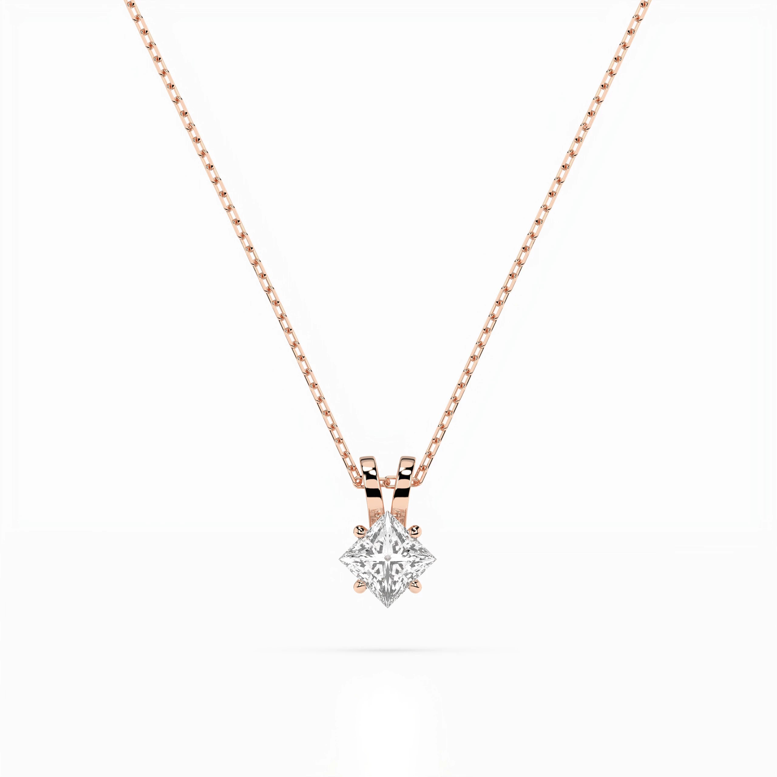 Colier solitaire – 104-10070(0.30)PR – imaginea 7