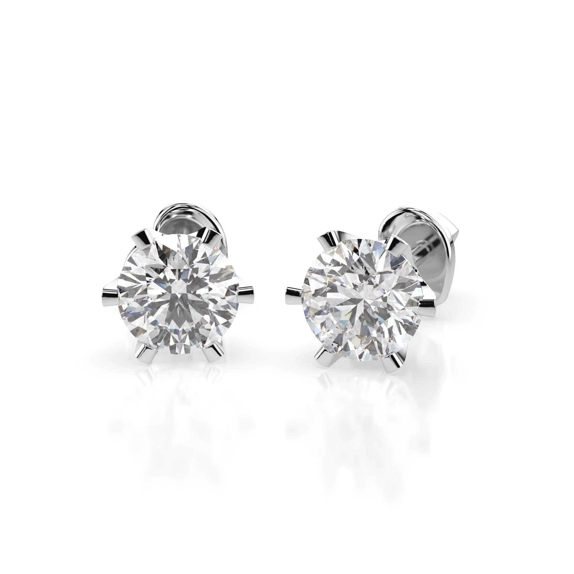 Cercei solitaire Fluture – 102-10040/1(5.1) – imaginea 1