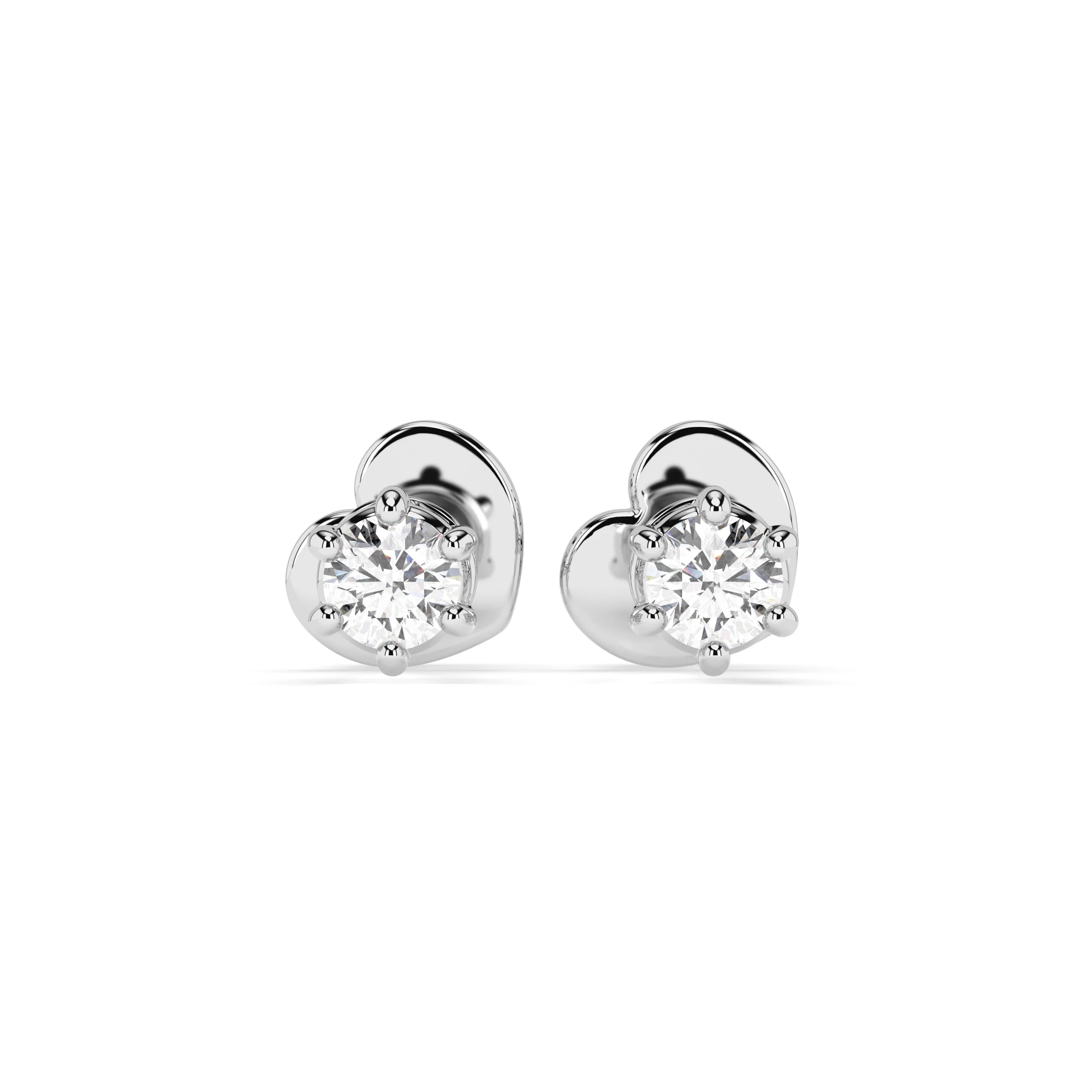 Cercei solitaire Fluture – 102-10027(2.5) – imaginea 1