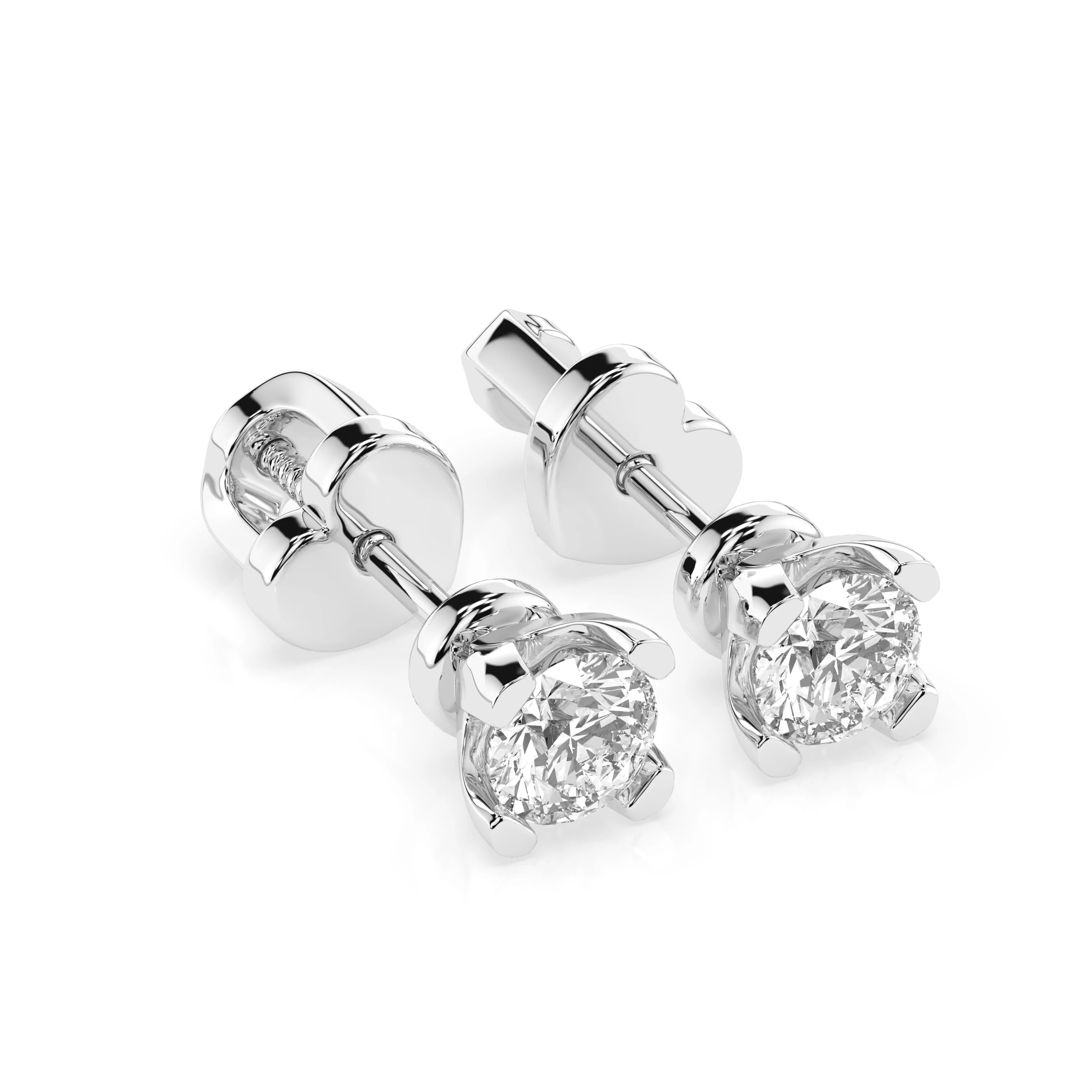 Cercei solitaire Fluture – 102-10089/2(4.2) – imaginea 2