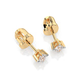 Cercei solitaire Fluture – 102-10025(2.5) – imaginea 6
