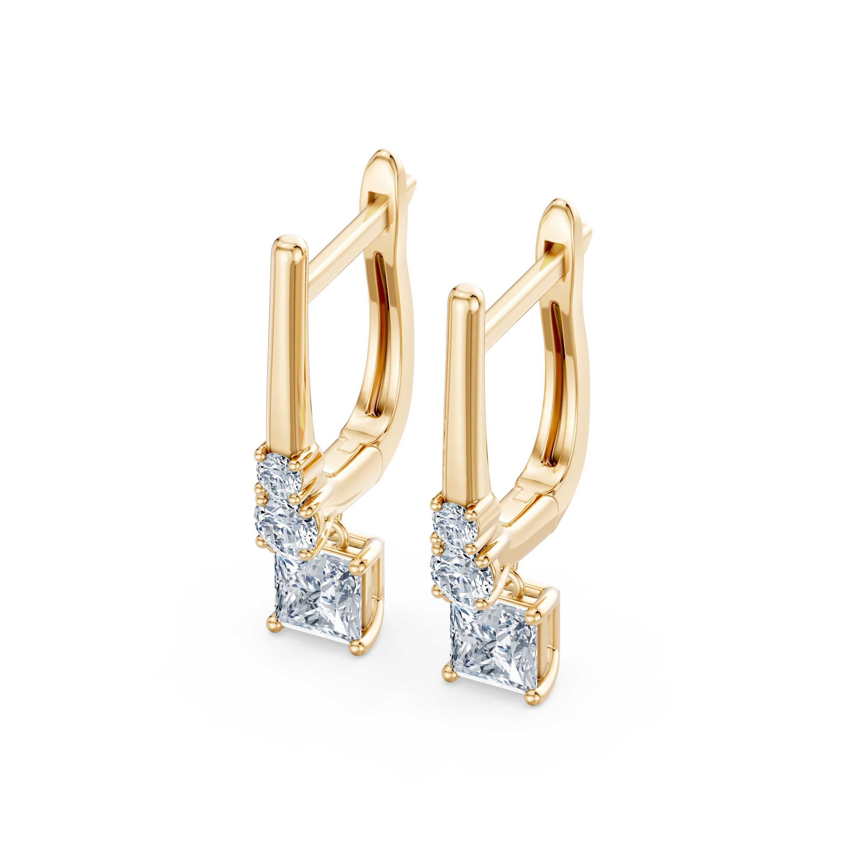 Cercei solitaire Eternitate – 102-10143(0.30)PR – imaginea 6