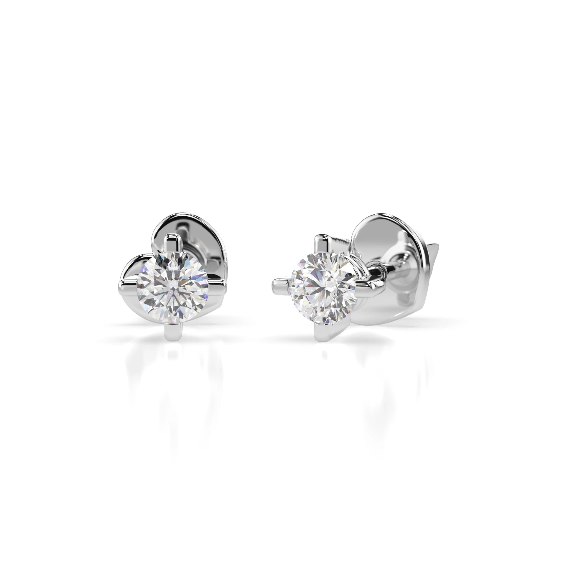 Cercei solitaire Fluture – 102-10025(3.0) – imaginea 1