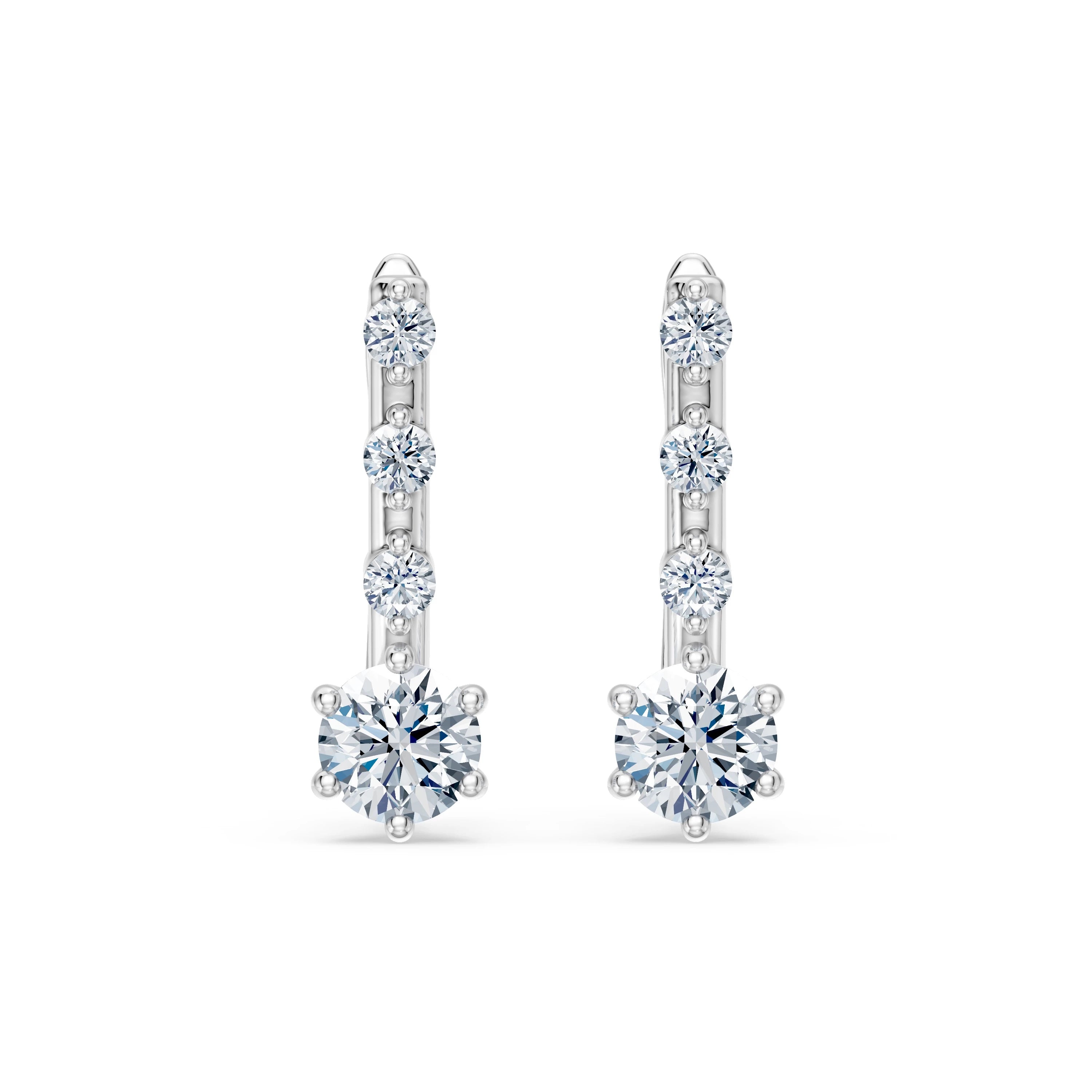 Cercei solitaire Eternitate – 102-10144(4.2) – imaginea 1