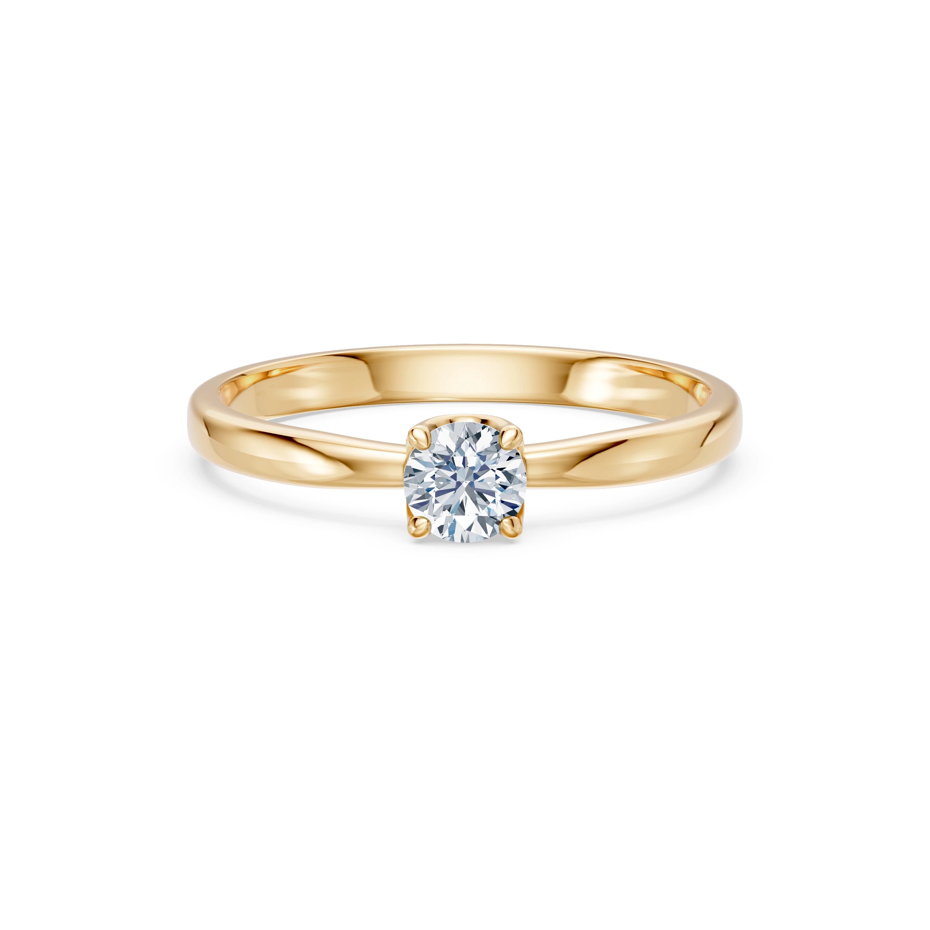 Inel solitaire – 101-10194(0.30)RN – imaginea 6