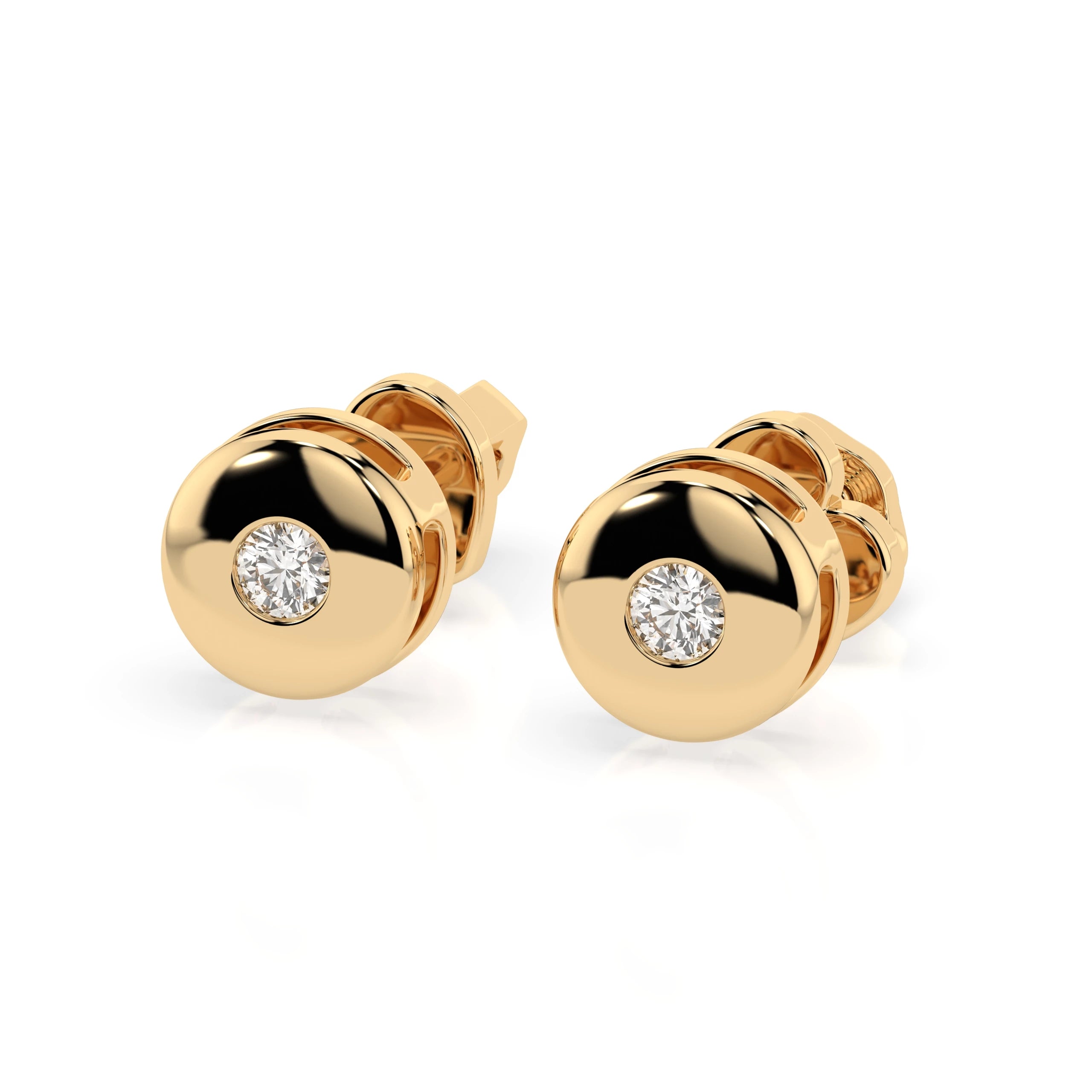 Cercei solitaire Fluture – 102-10048 – imaginea 6