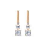 Cercei solitaire Eternitate – 102-10143(0.40)PR – imaginea 7