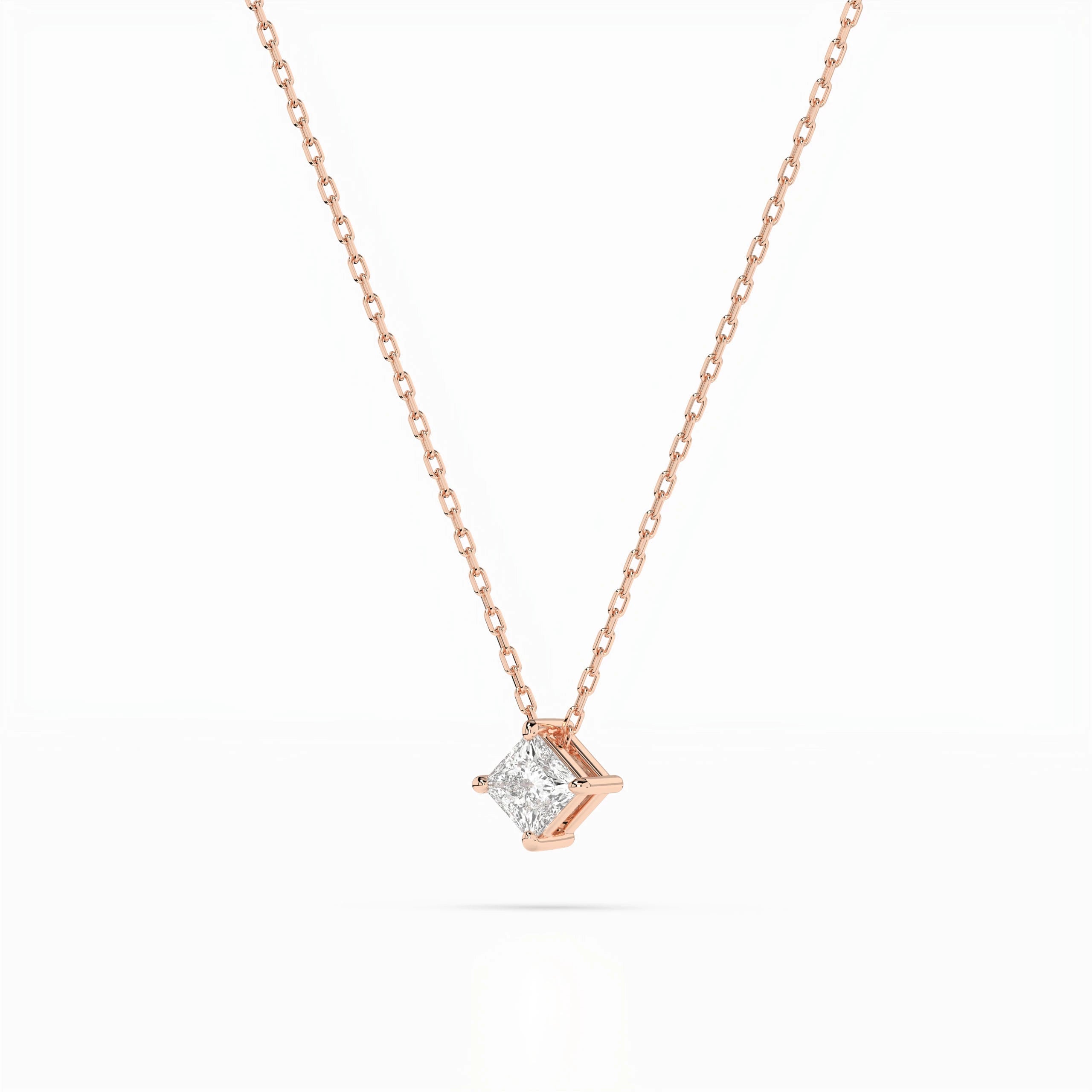 Colier solitaire – 104-10055(3.0)PR – imaginea 8