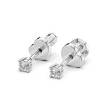 Cercei solitaire Fluture – 102-10012/1(3.0) – imaginea 3