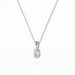 Colier solitaire – 104-10069(0.30)OV – imaginea 2